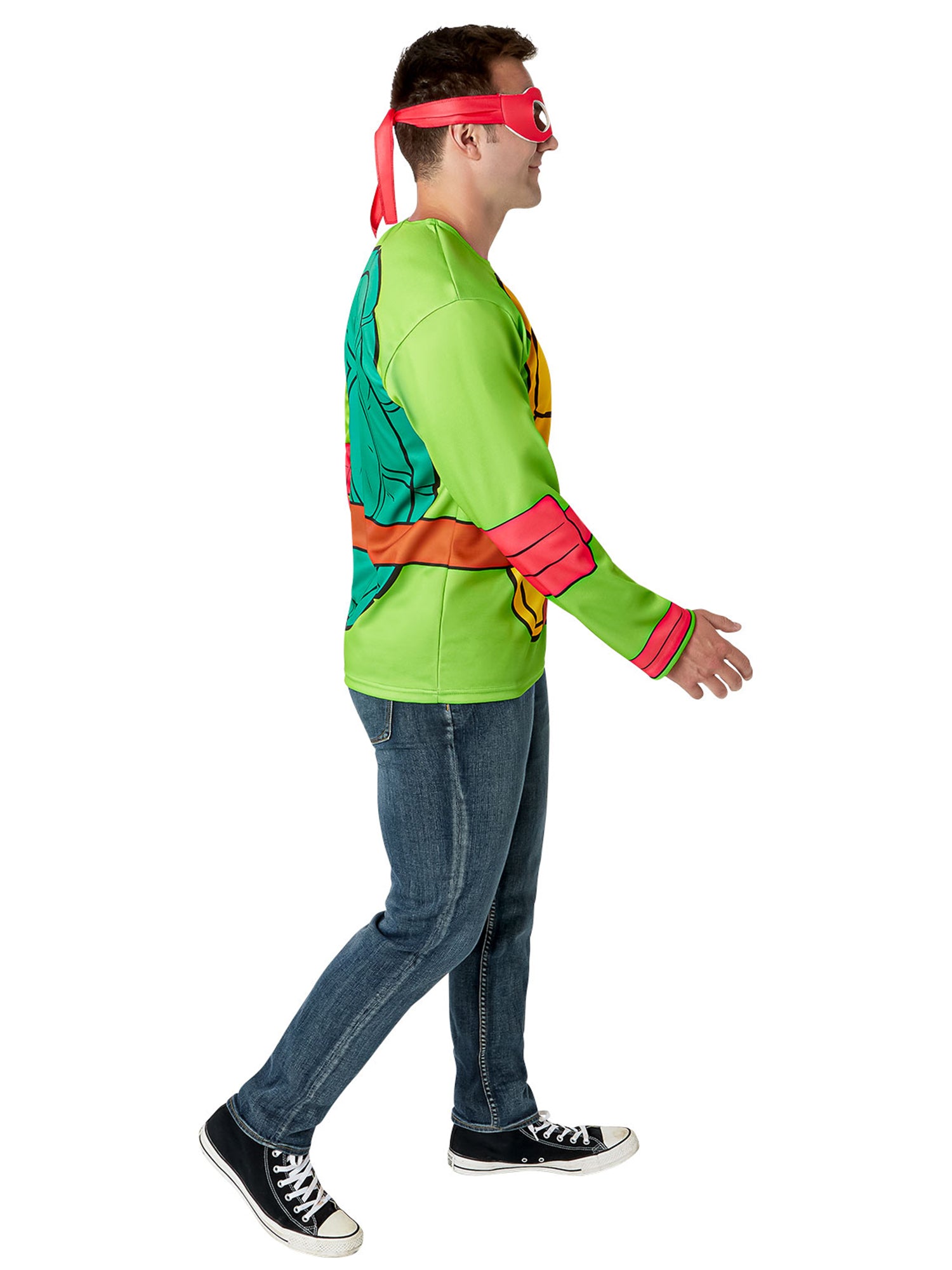 Men's Teenage Mutant Ninja Turtles Classic Raphael Costume Top and Mask - costumes.com