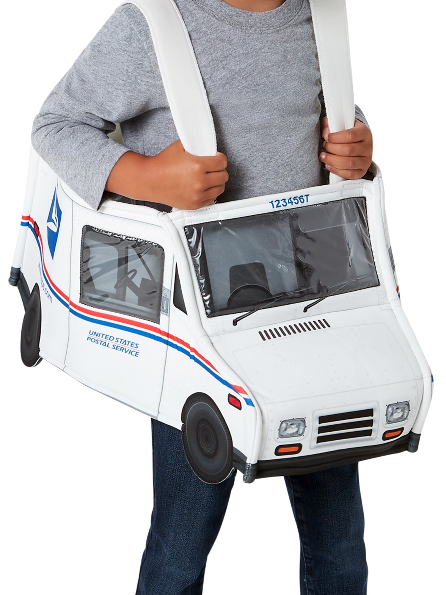 USPS Postal Truck Costume for Toddlers - costumes.com