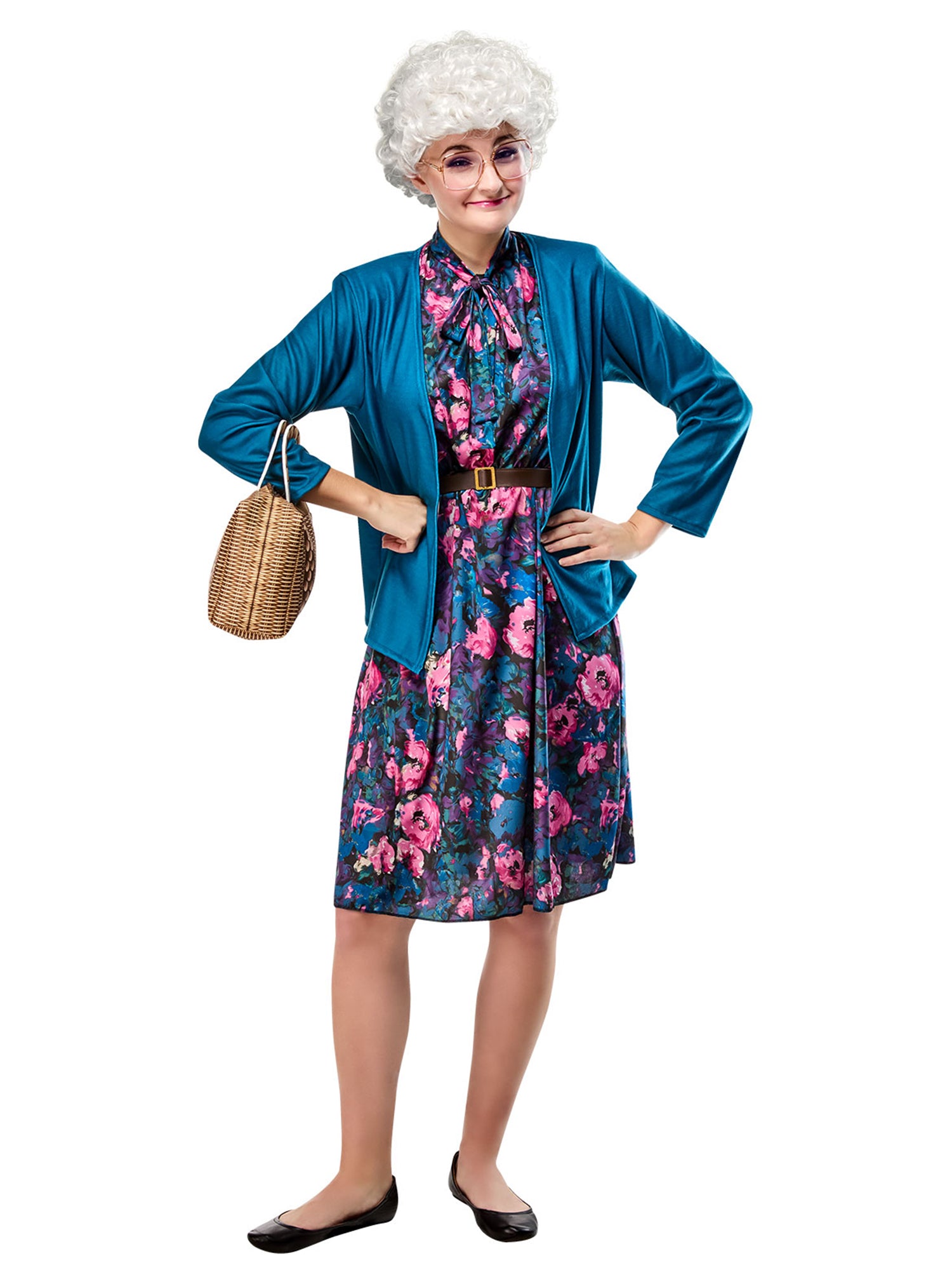Rubies Women's The Golden Girls Sophia Costume with Wig- Small