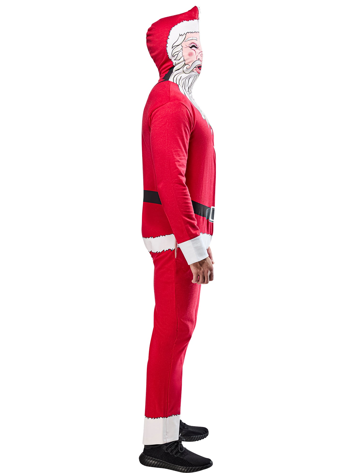 Adult Santa Claus Zipsters Hooded Costume - costumes.com