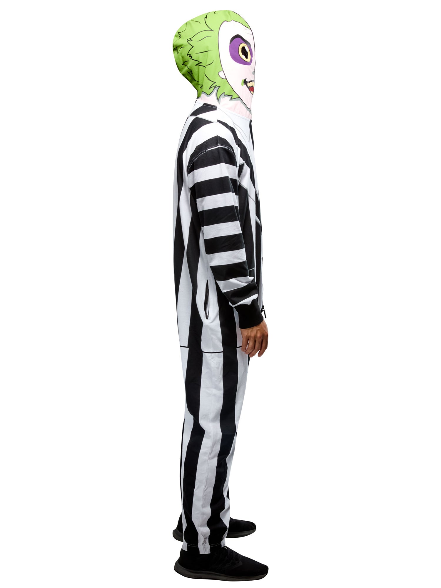 Men's Beetlejuice Zipsters Hooded Costume - costumes.com