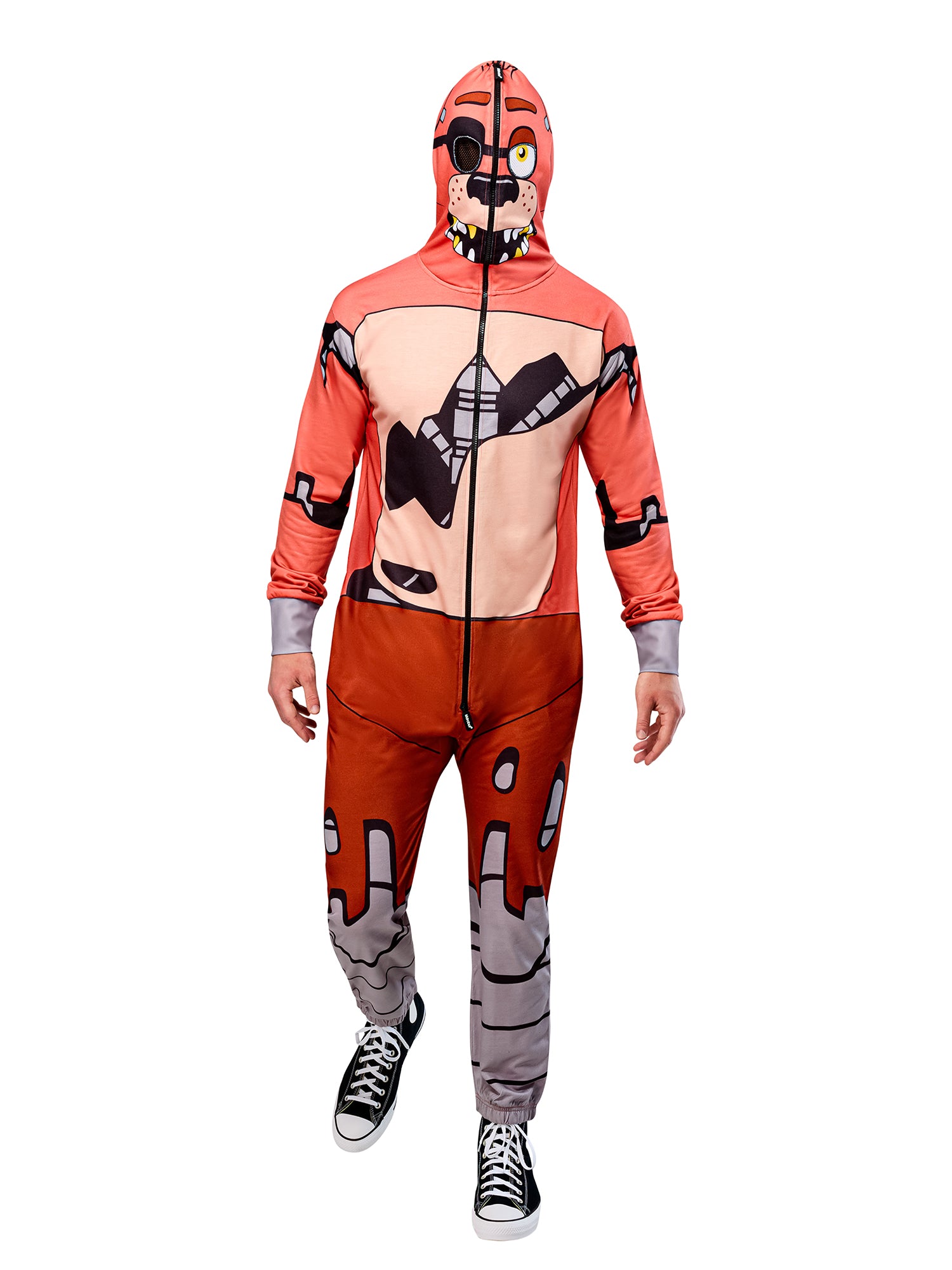 Men's Five Nights at Freddy's 2 Foxy Zipsters Costume - Deluxe - costumes.com