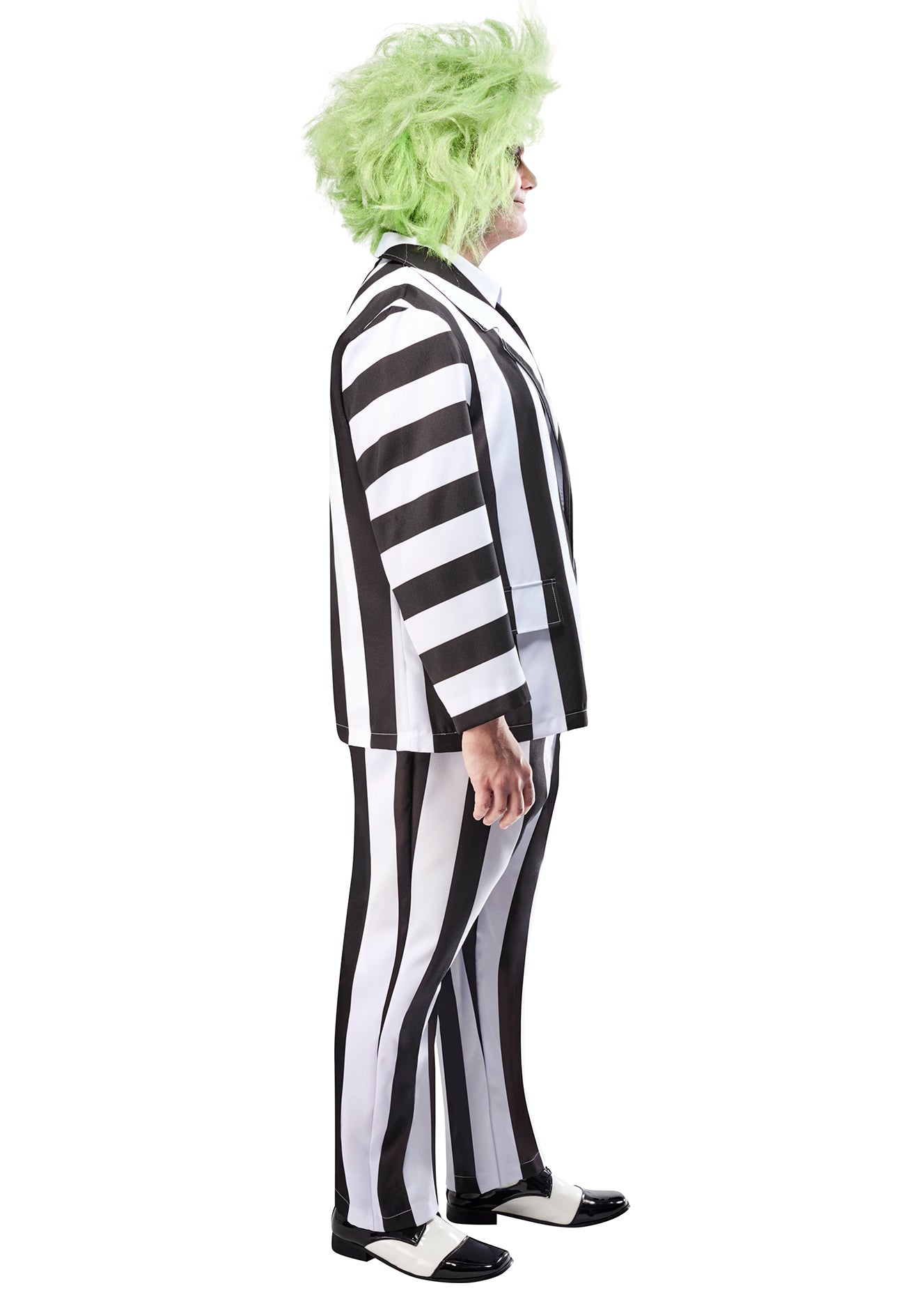 Men's Big and Tall Beetlejuice Classic Costume - costumes.com