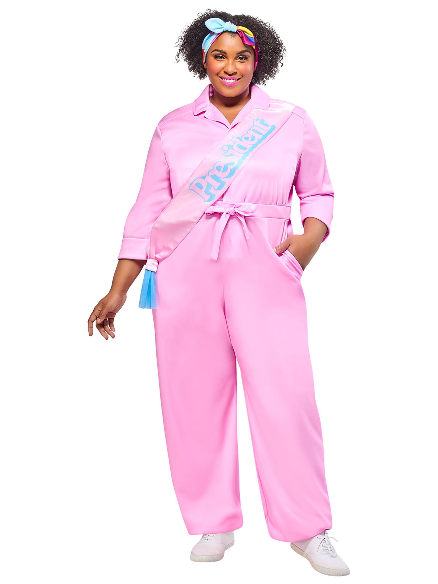 Women's Plus Size Barbie Movie President Barbie Costume - costumes.com