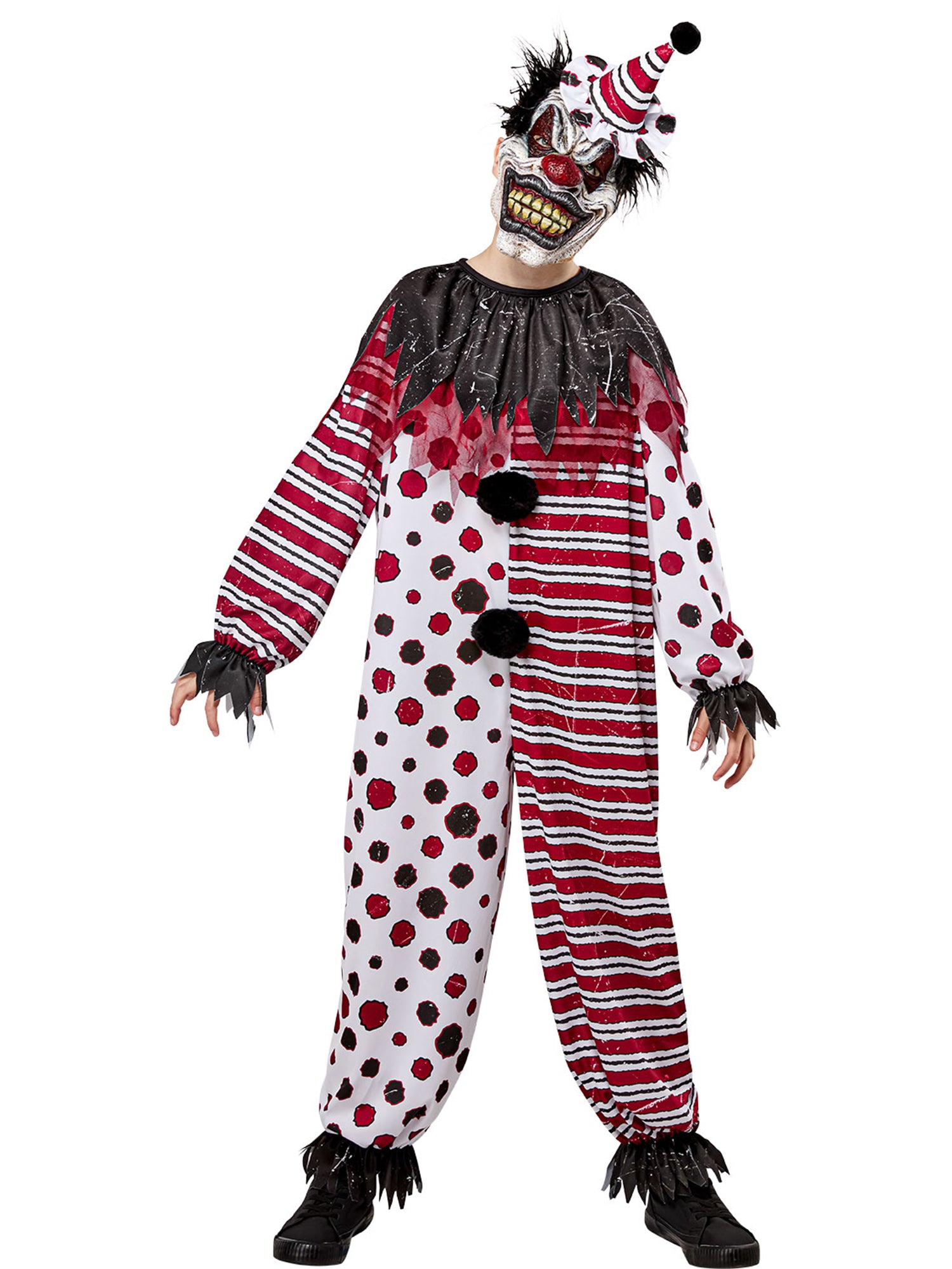 Boys' Creepy Clown Costume with Mask - costumes.com