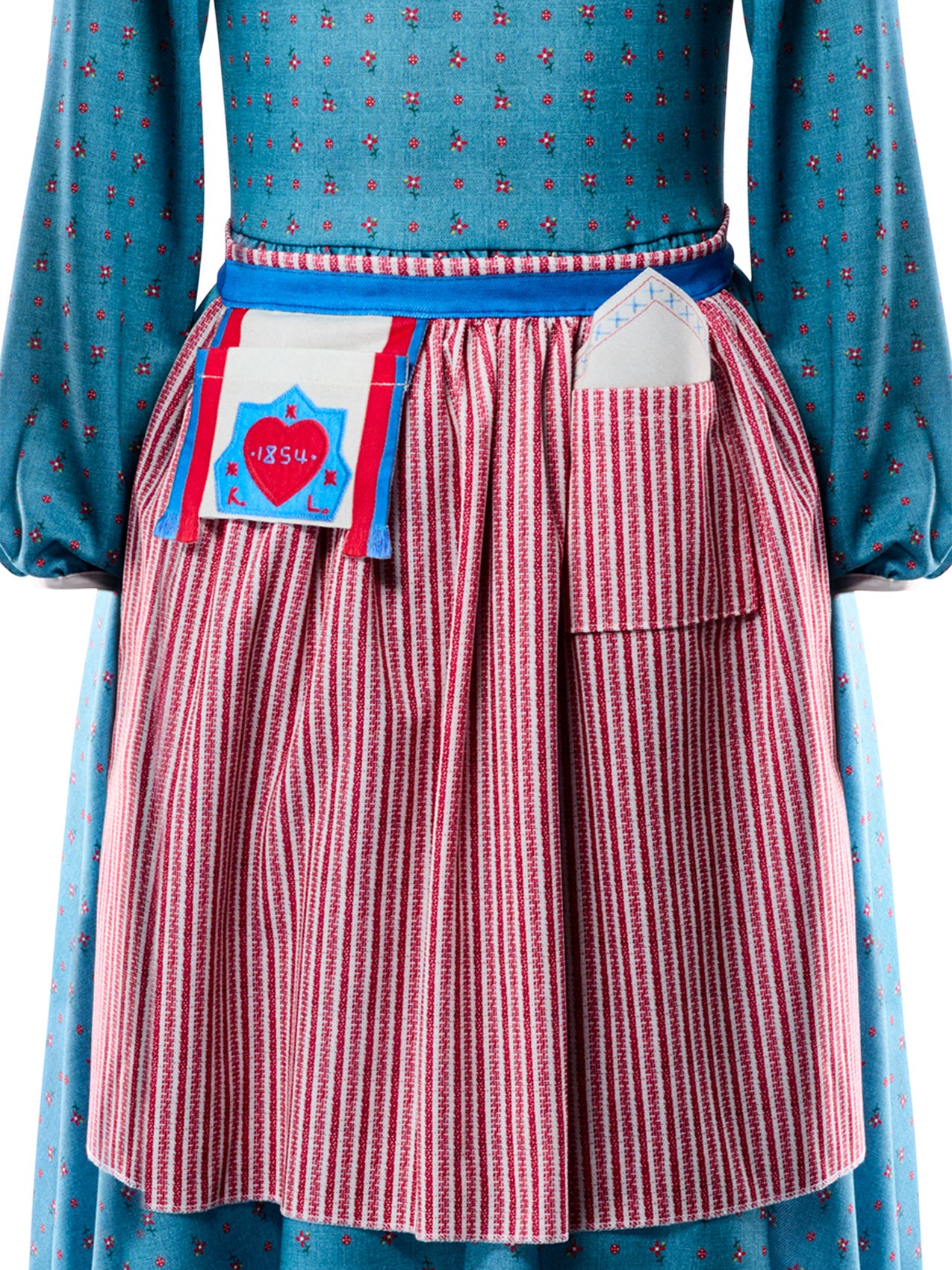 Girls' American Girl Kirsten Larson Dress with Bonnet Costume Set - costumes.com