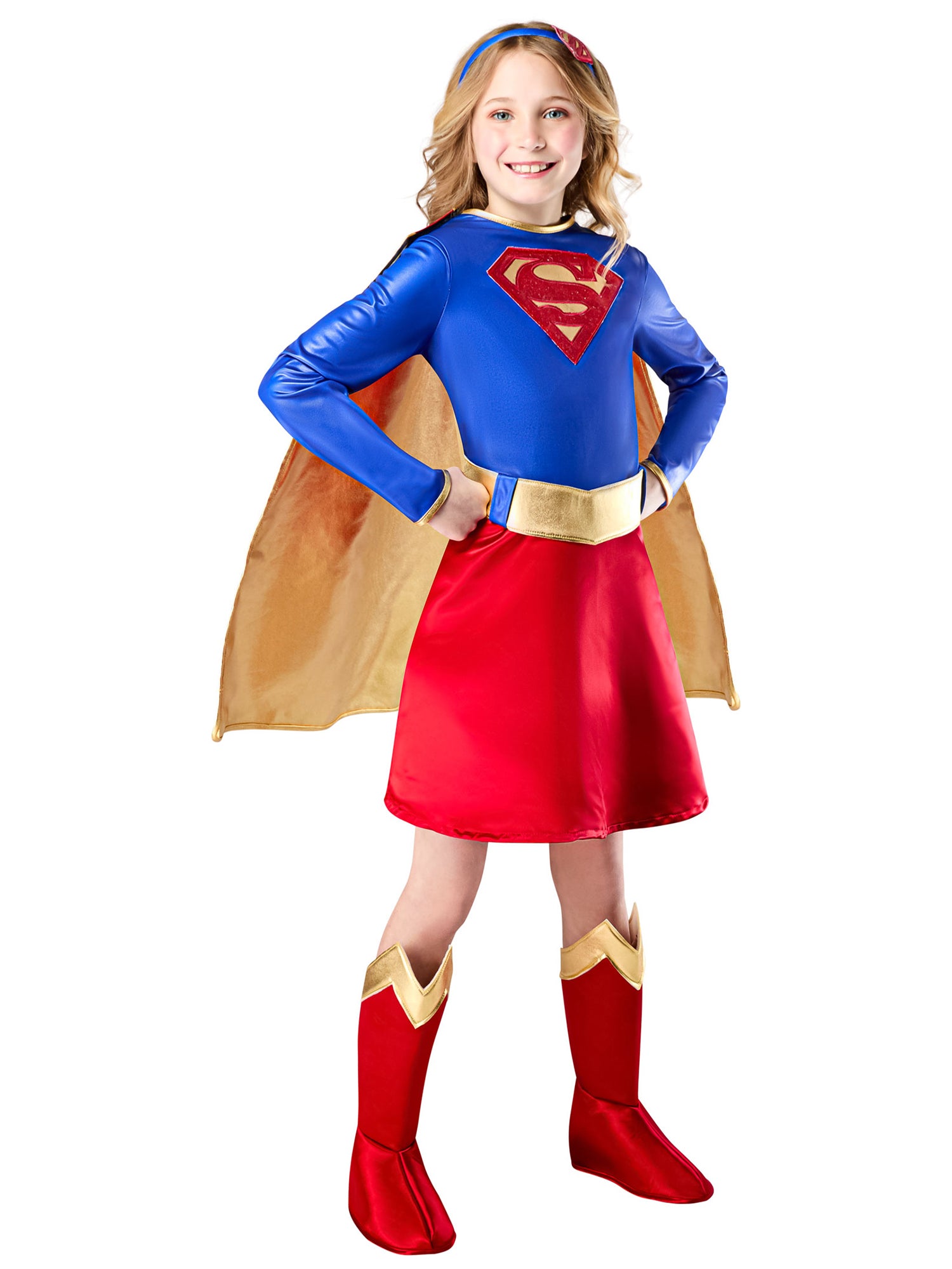 Girls' Supergirl Classic Costume - Deluxe (PRE-ORDER) - costumes.com