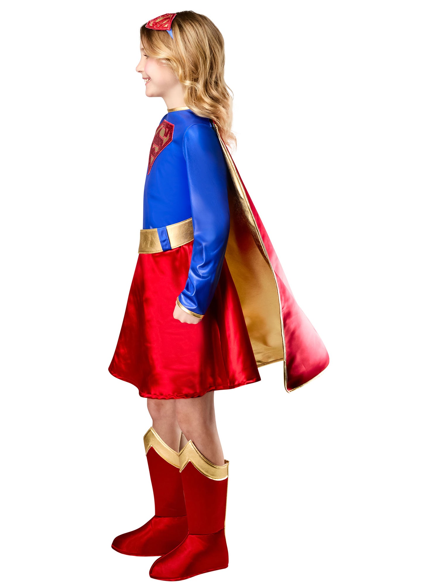 Girls' Supergirl Classic Costume - Deluxe (PRE-ORDER) - costumes.com