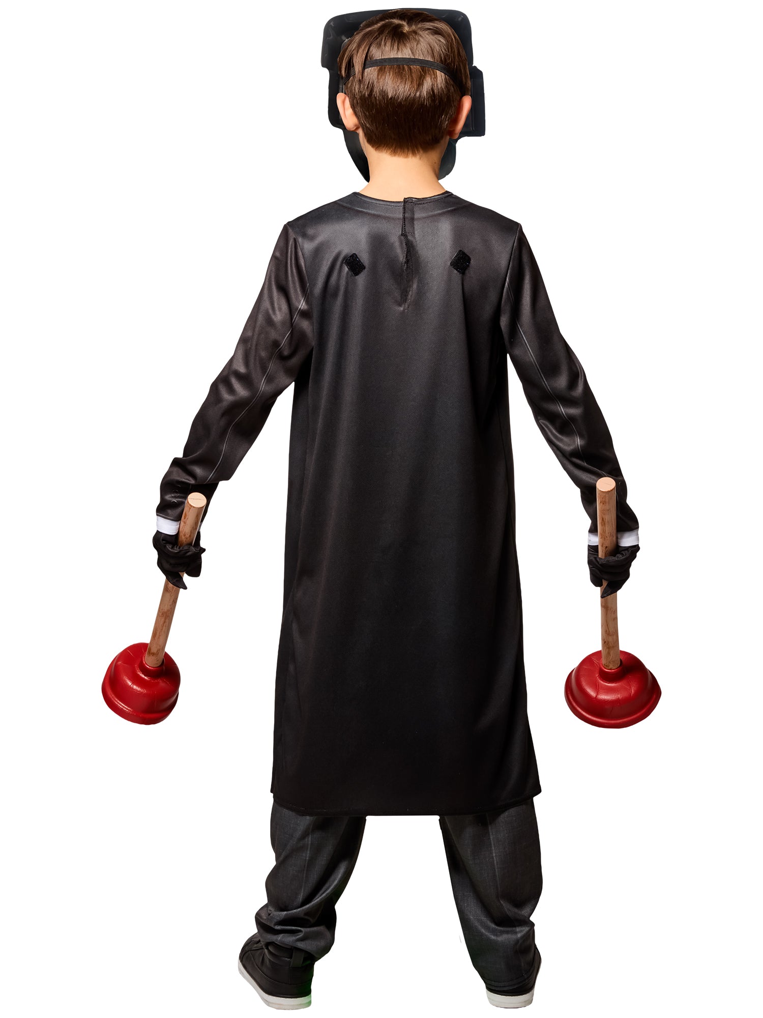 Boys' Skibidi Toilet Plungerman Costume - Deluxe - costumes.com