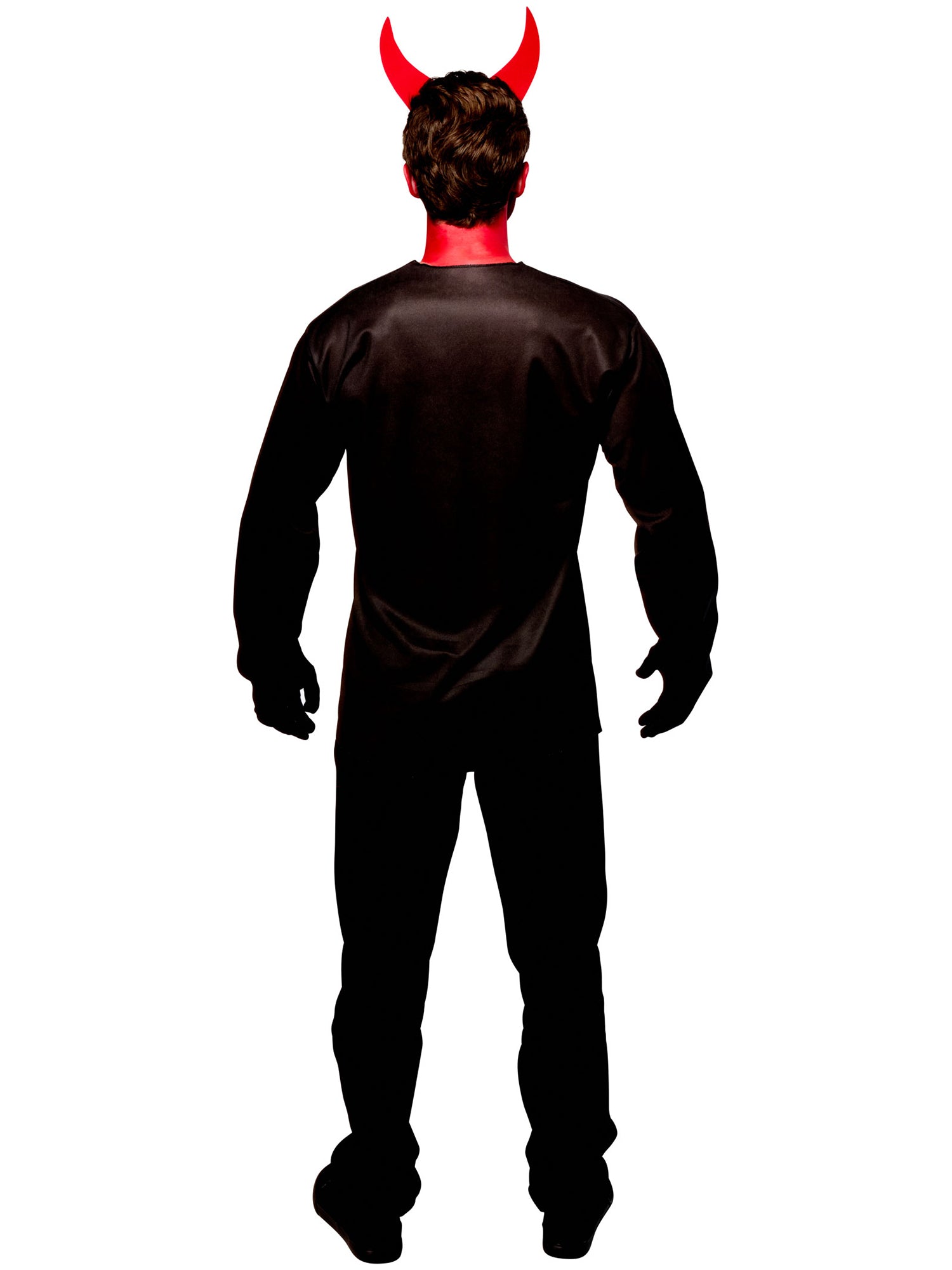 Men's Devil Baby Costume Top with Horns - costumes.com