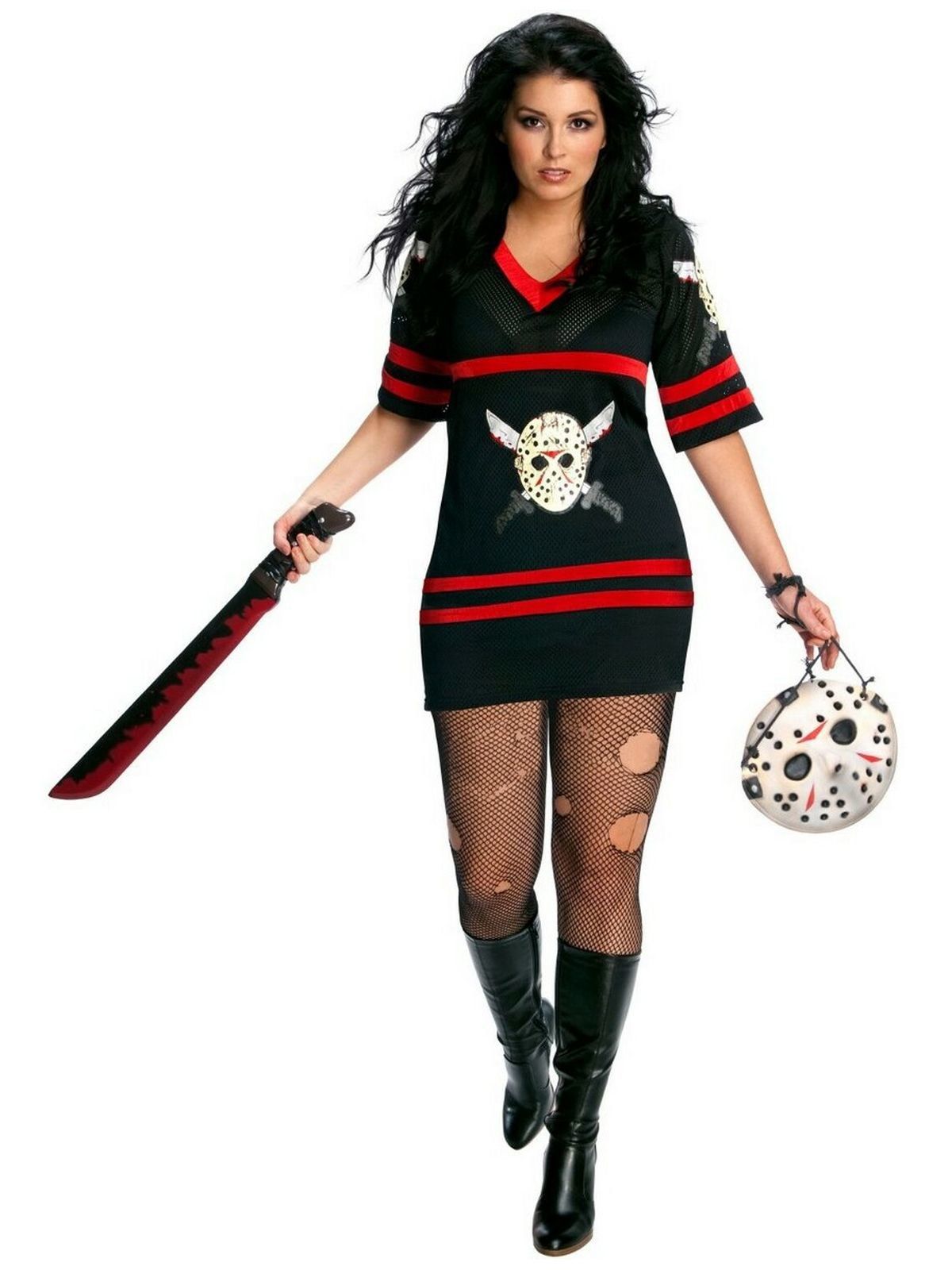 Women's Plus Size Friday the 13th Jason Voorhees Dress Costume - costumes.com