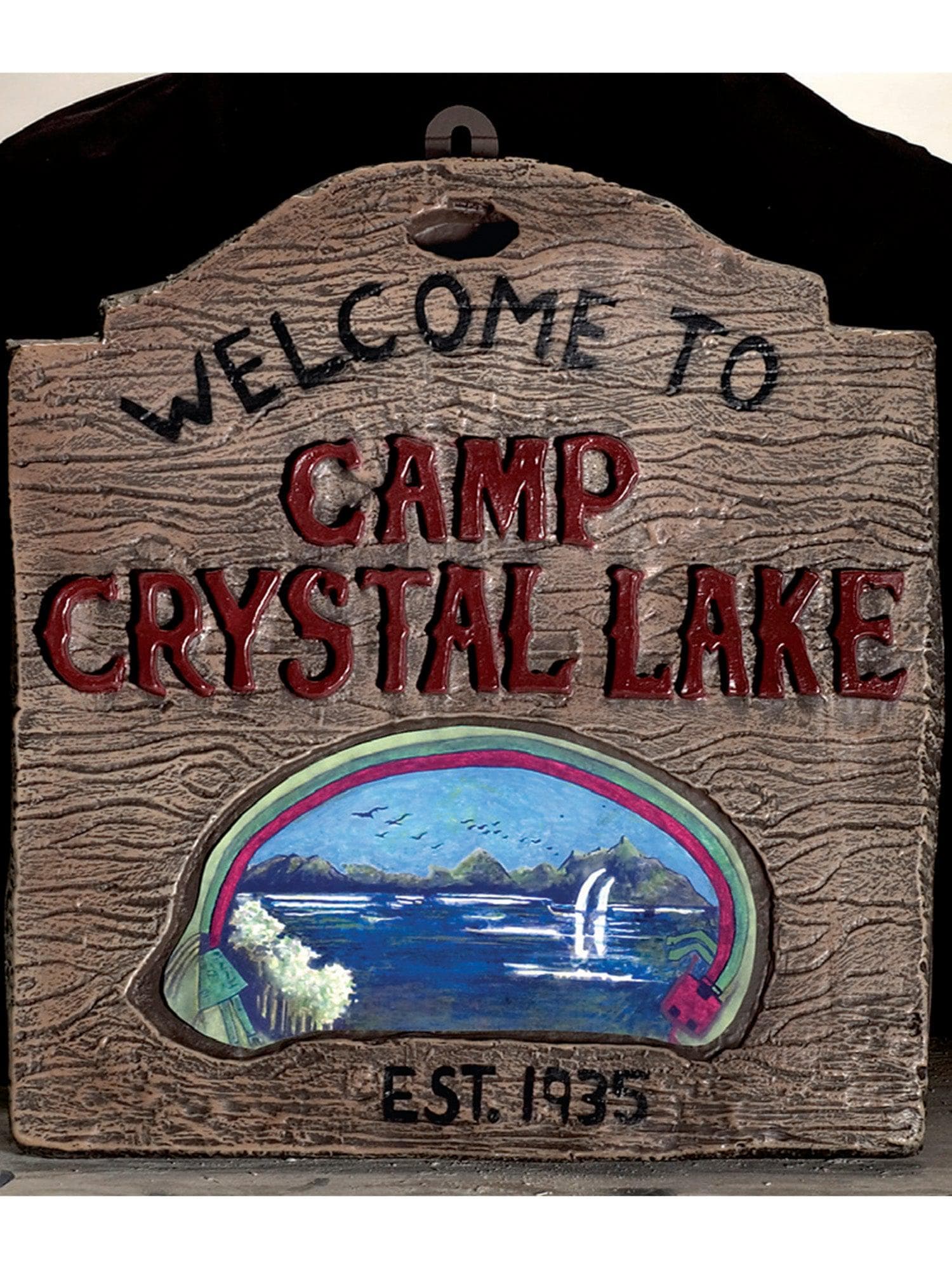 17-inch Friday the 13th Camp Crystal Lake Wall Decoration - costumes.com