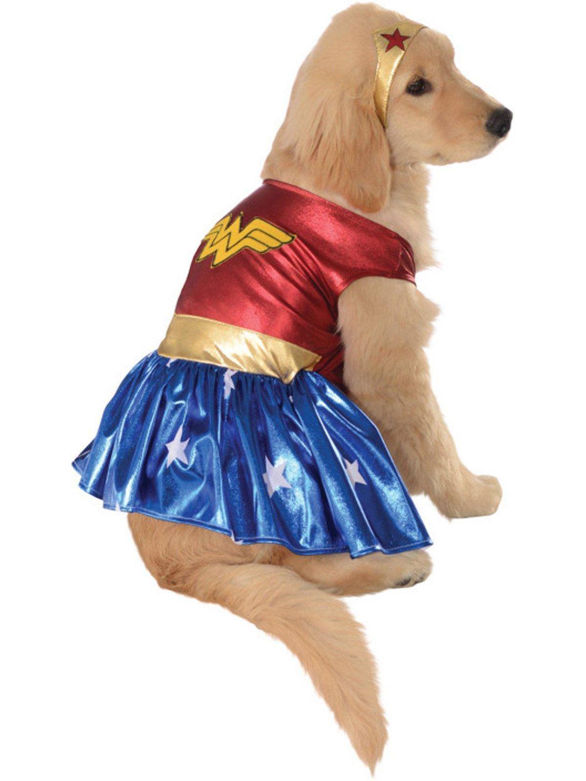 DC Comics Wonder Woman Big Dog Pet Costume - Classic - costumes.com