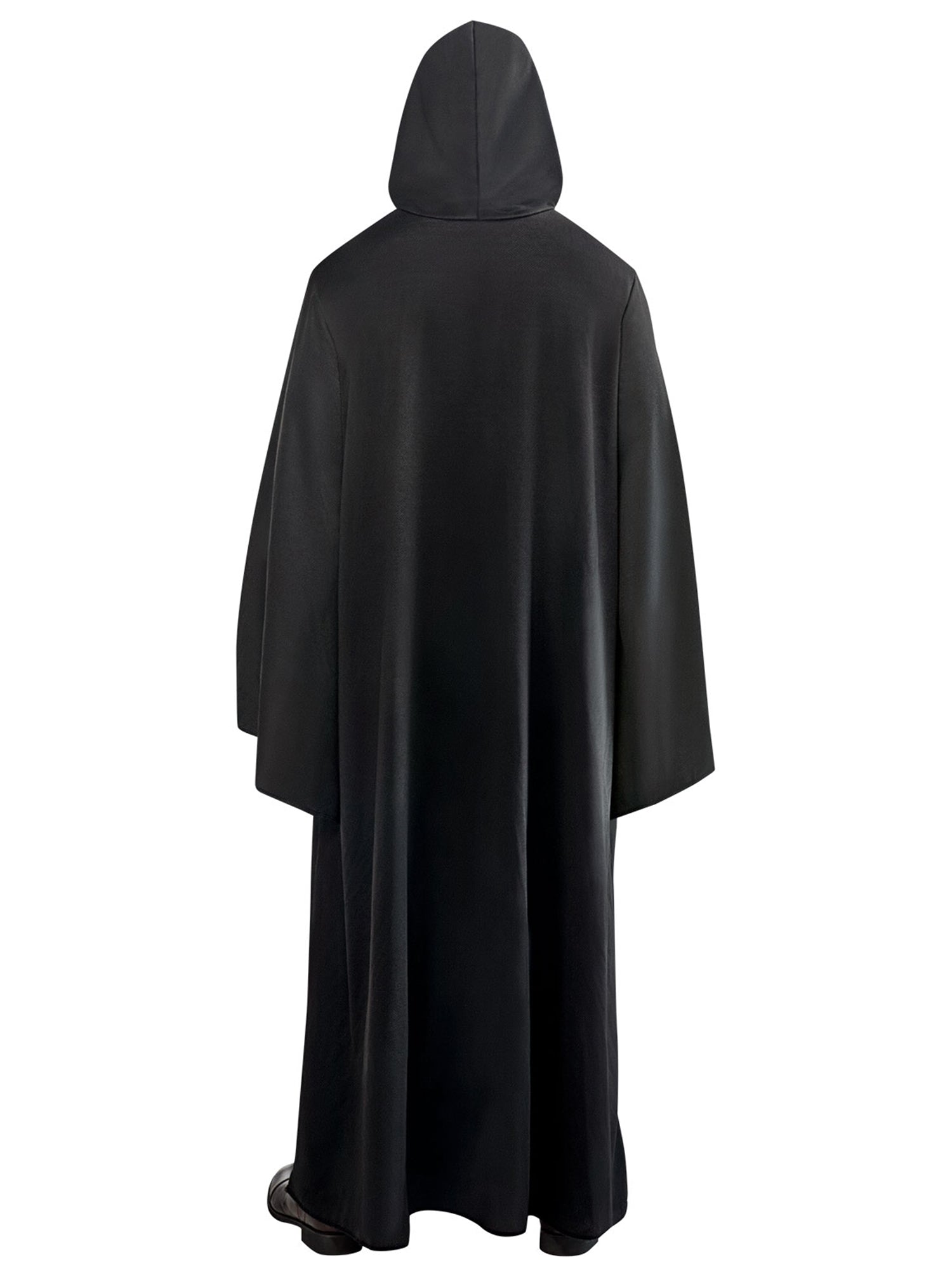 Adult Black Full Length Hooded Renaissance Cloak - costumes.com