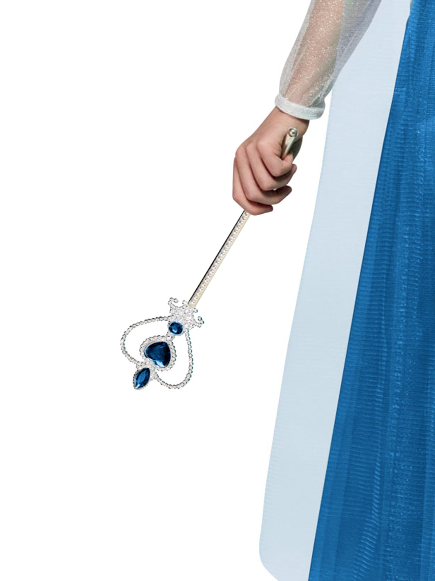 Girls' Blue Snow Princess Wand - costumes.com