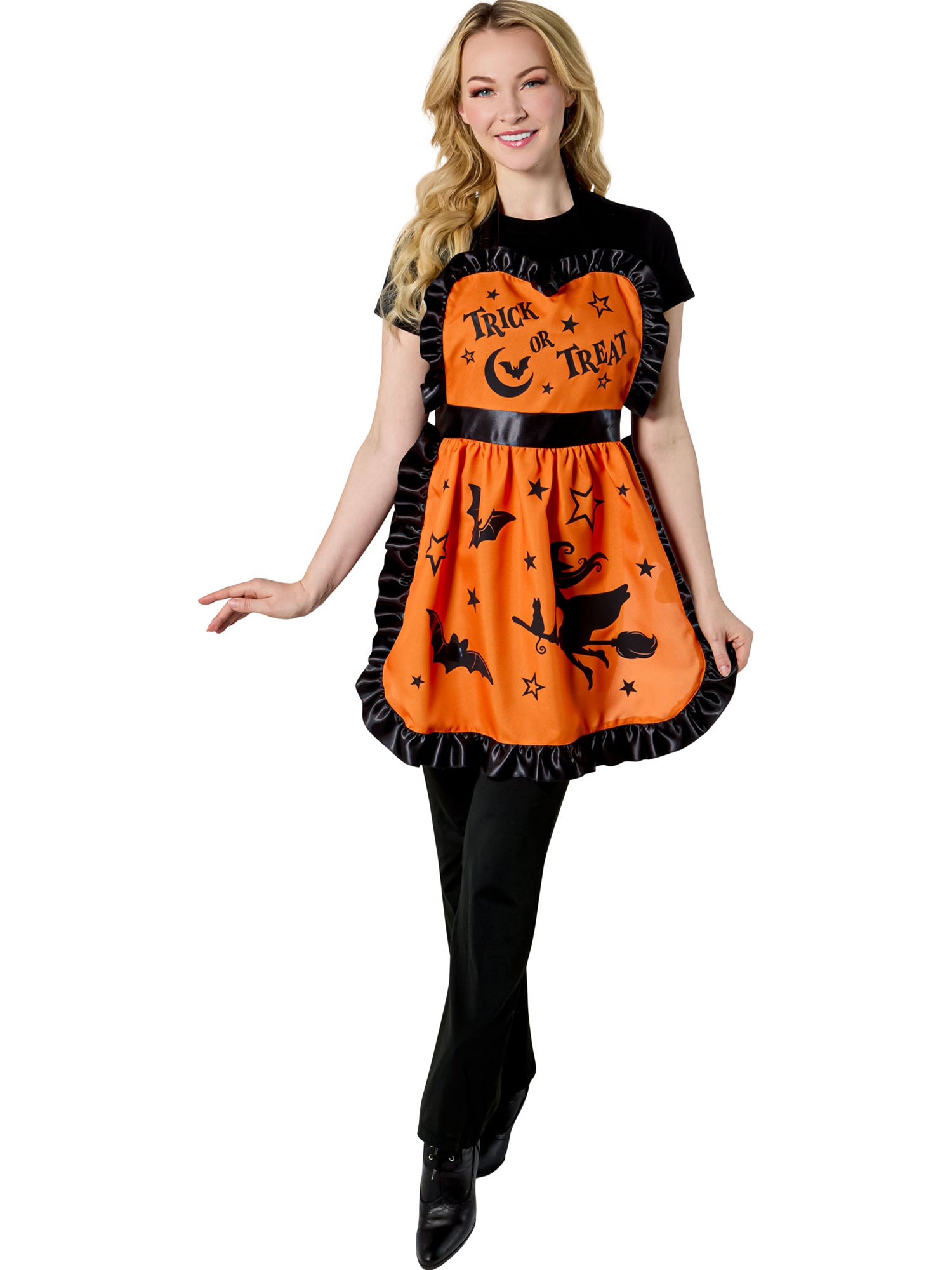 Women's Trick or Treat Halloween Apron - costumes.com