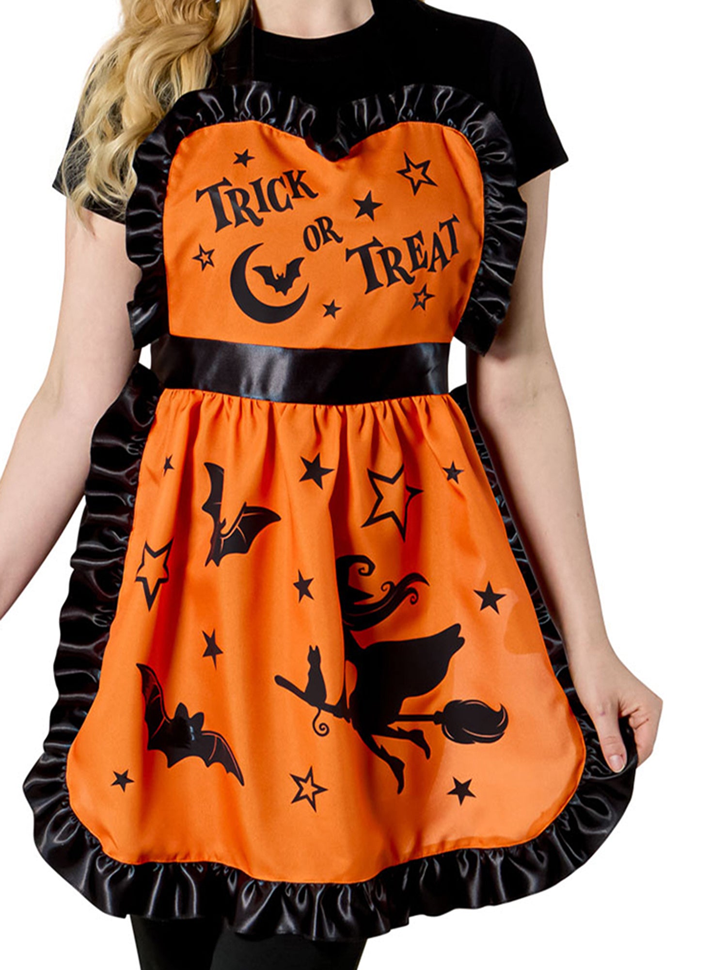 Women's Trick or Treat Halloween Apron - costumes.com