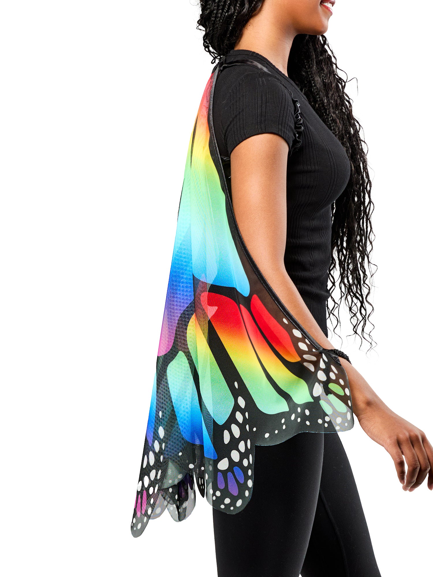 Women's Rainbow Monarch Butterfly Wings - costumes.com