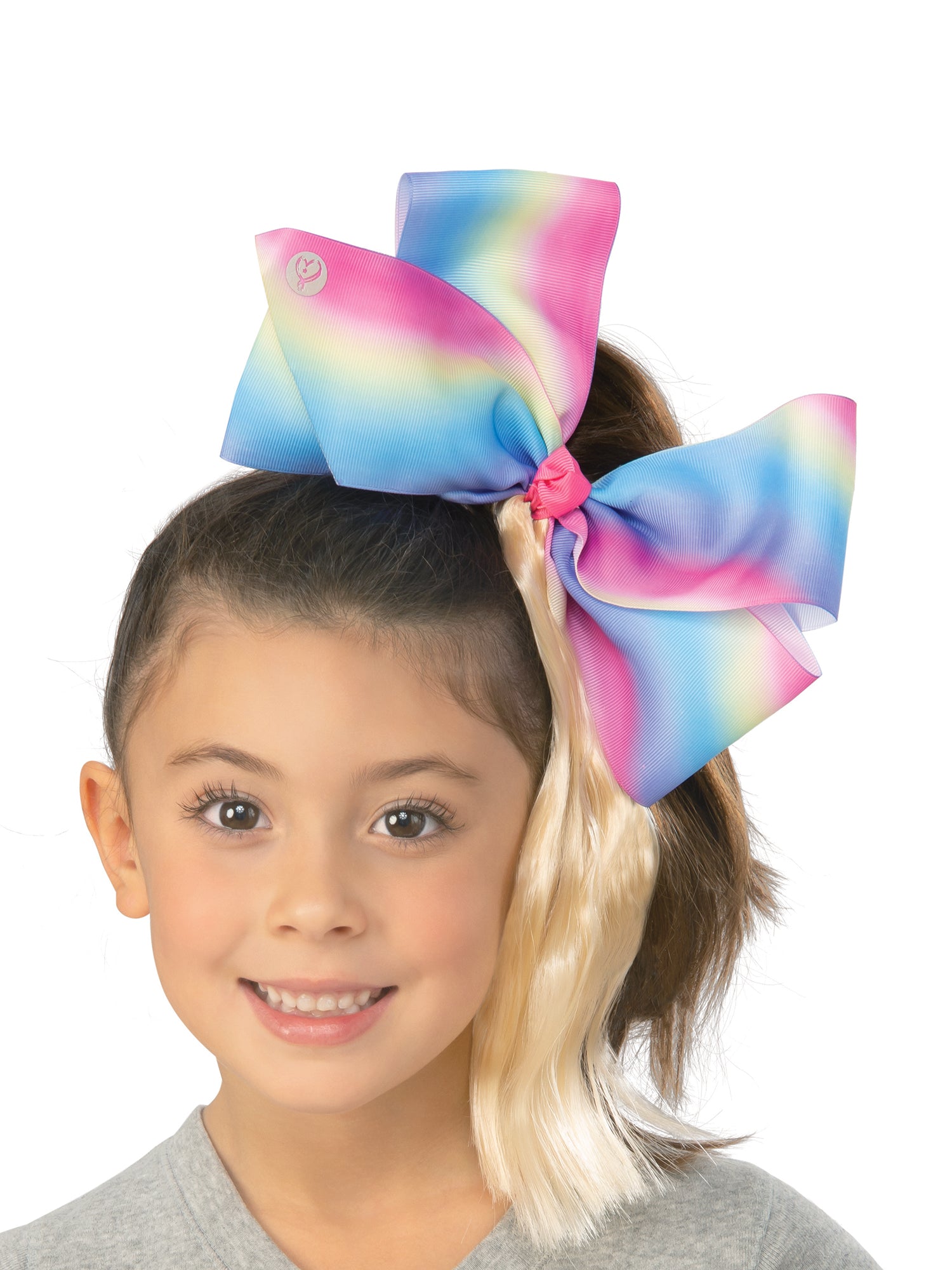 Girls' Jo Jo Siwa Oversized Bow with Ponytail - costumes.com