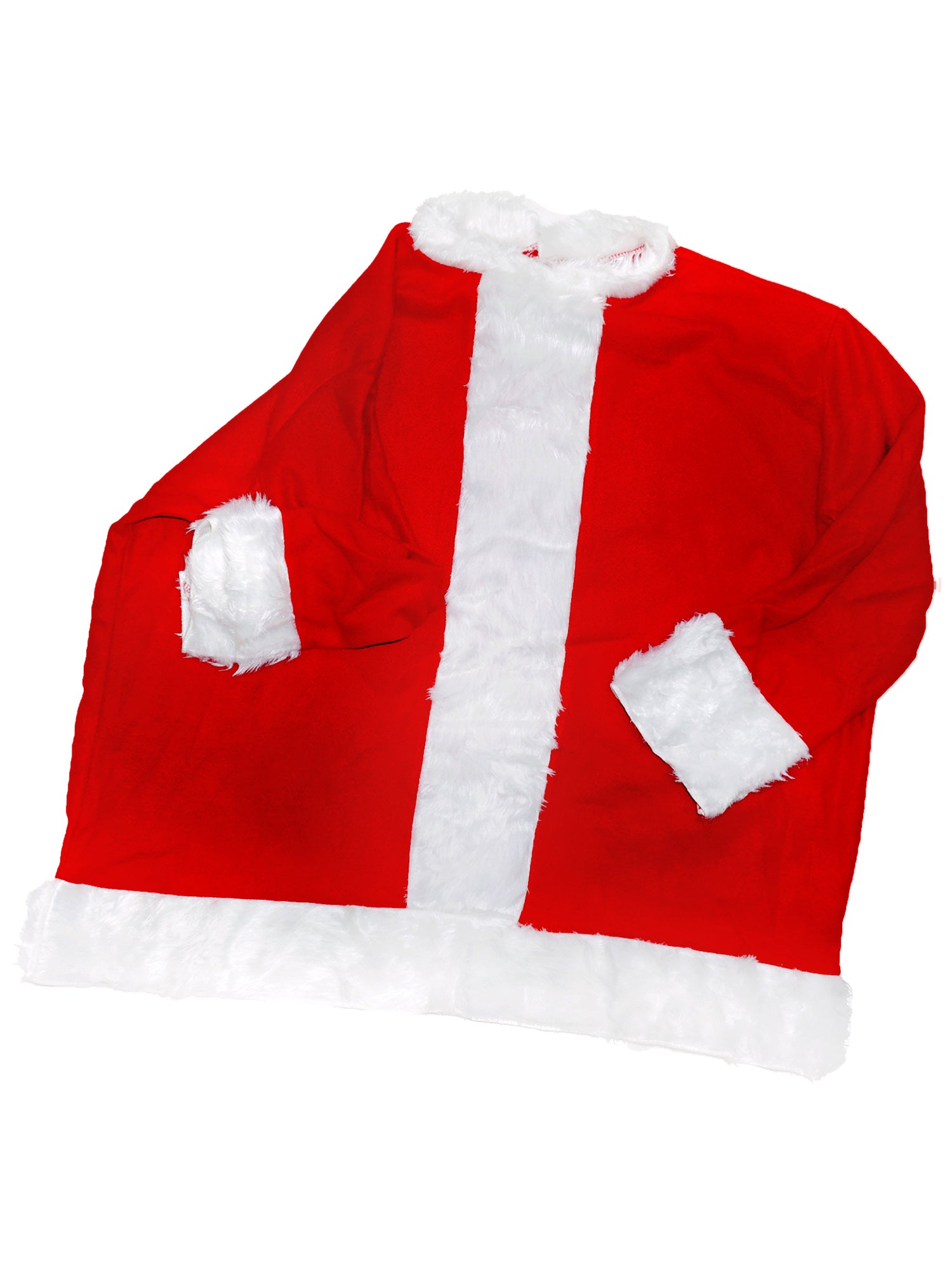 Men's Big and Tall Flannel Santa Suit Costume - costumes.com