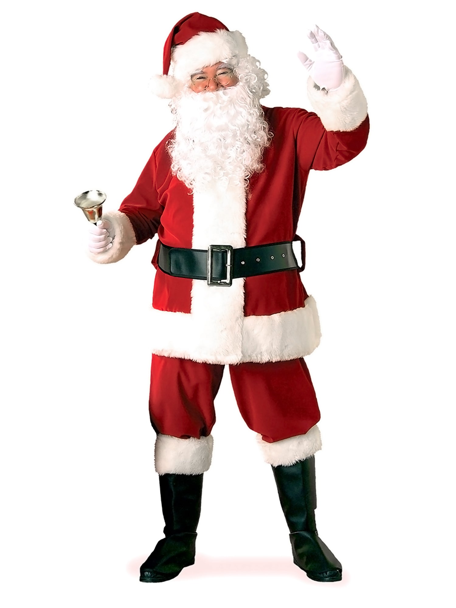 Men's Ultra Plush Santa Suit Costume - Super Deluxe - costumes.com