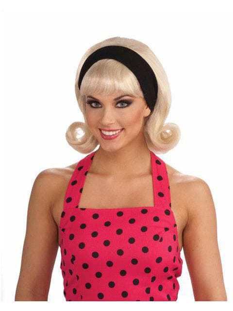 Women's Blonde 1950's Wig with Detachable Headband - costumes.com