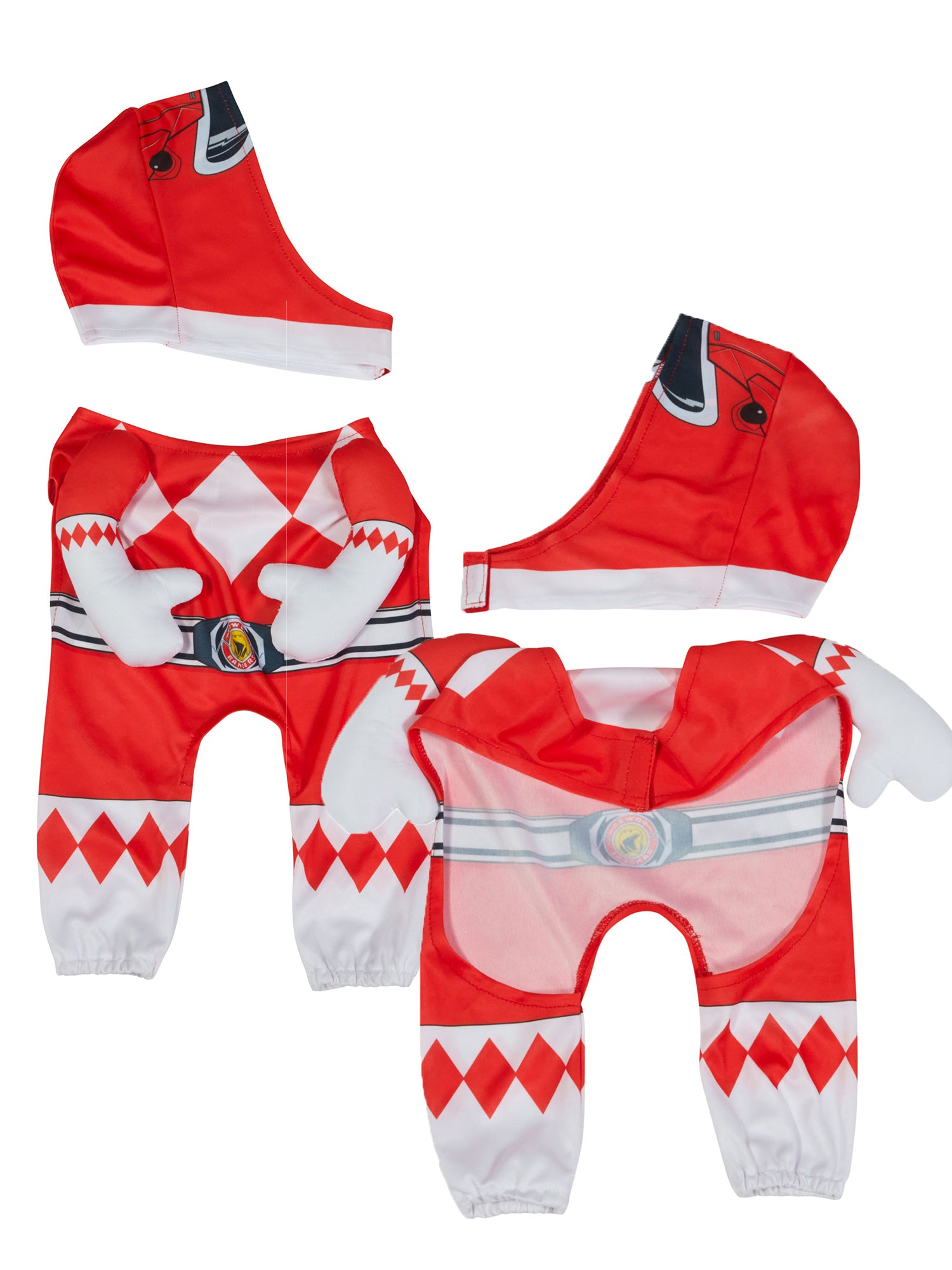 Mighty Morphin Red Power Rangers Walking Pet Costume - costumes.com