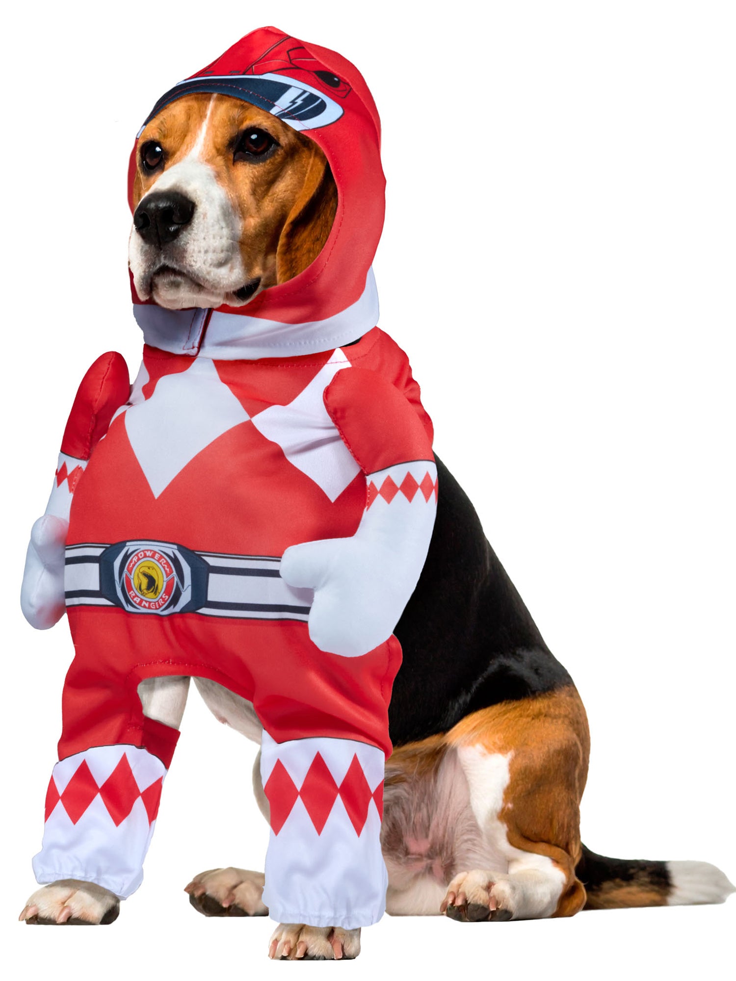 Mighty Morphin Red Power Rangers Walking Pet Costume - costumes.com