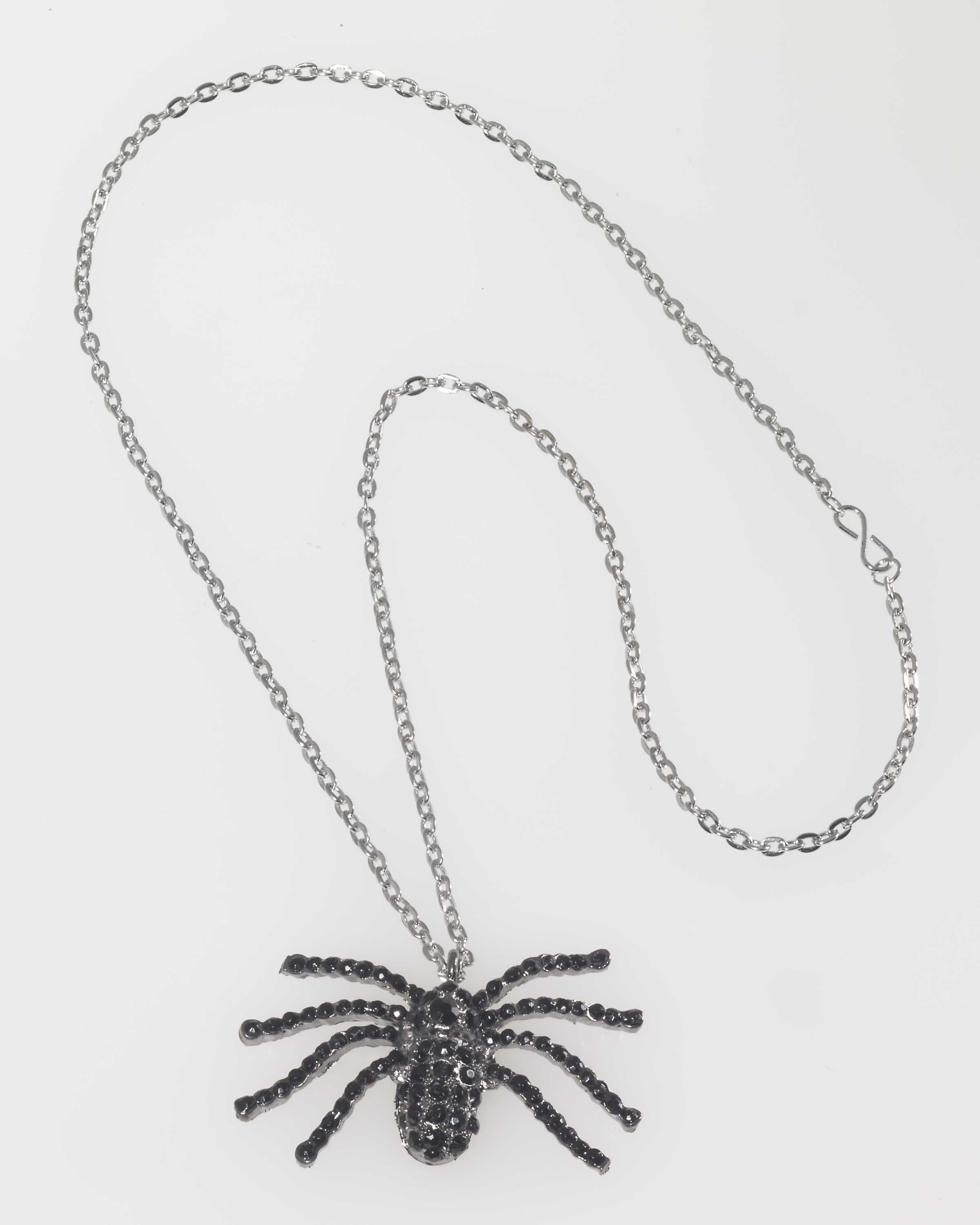Adult Black Widow Necklace - costumes.com