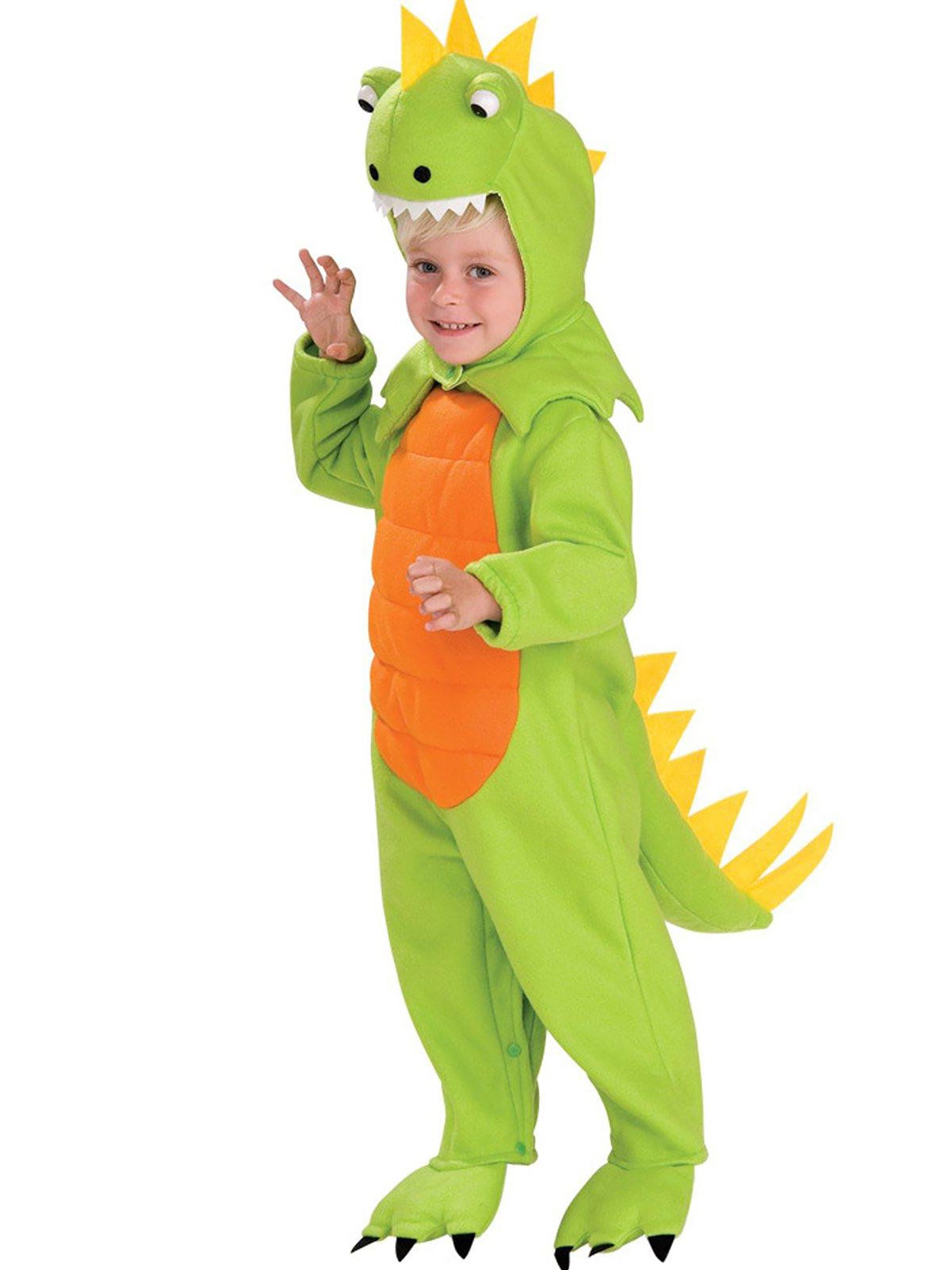 Boys' Green Roaring Dinosaur Costume - costumes.com