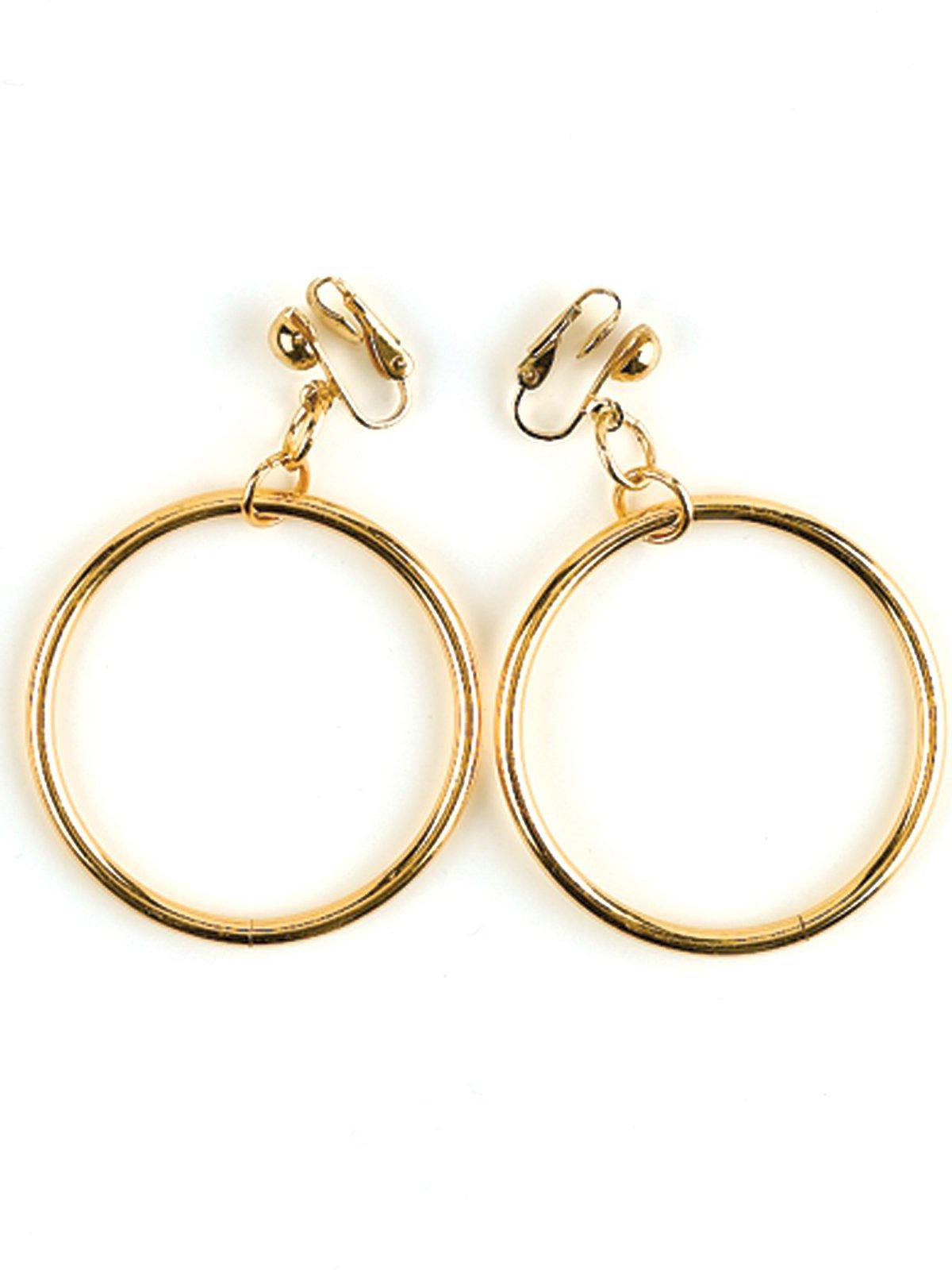 Women's Gold Hoop Earrings - costumes.com