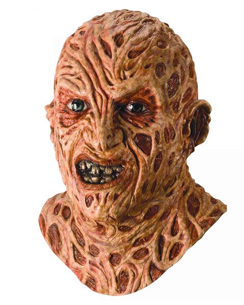 Adult A Nightmare on Elm Street Freddy Krueger Overhead Latex Mask - Deluxe - costumes.com