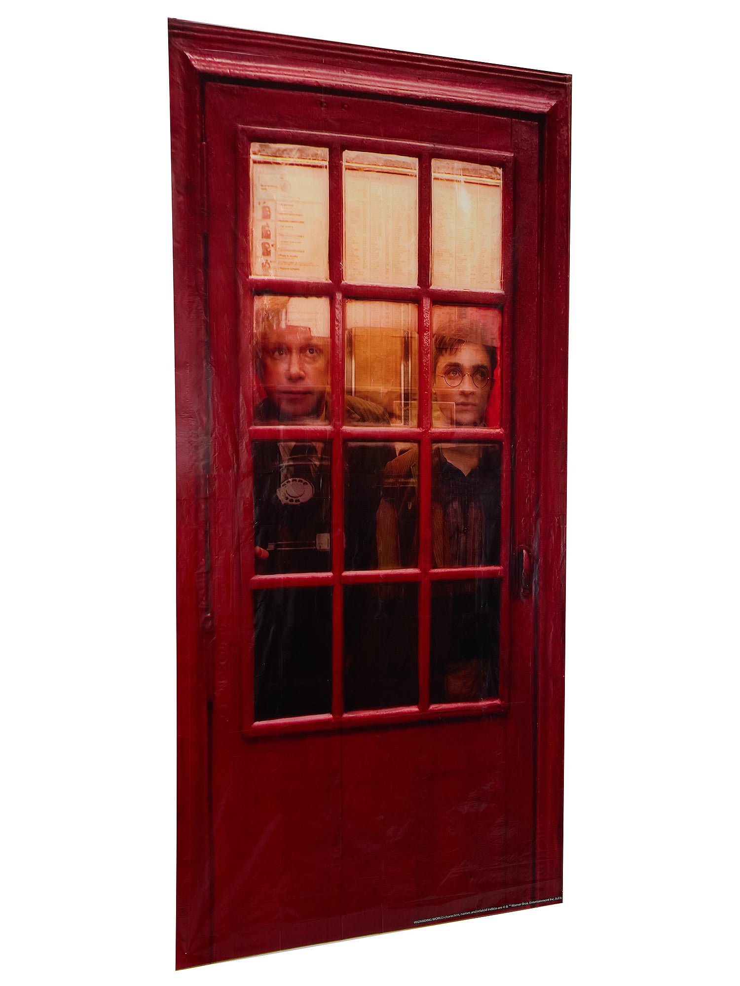 60-inch Harry Potter Telephone Booth Front Door Cover Decoration - costumes.com