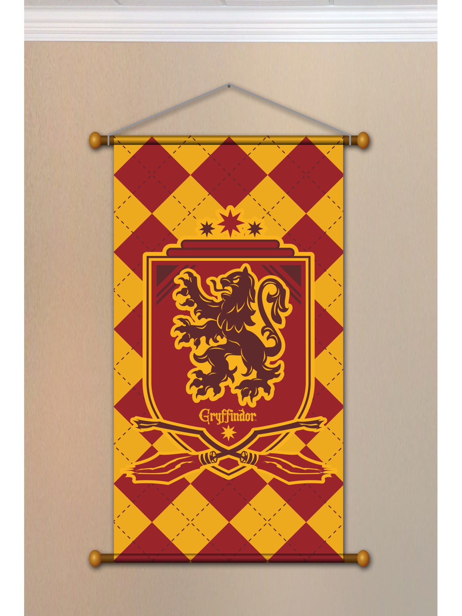 33-inch Harry Potter Gryffindor House Banner - costumes.com