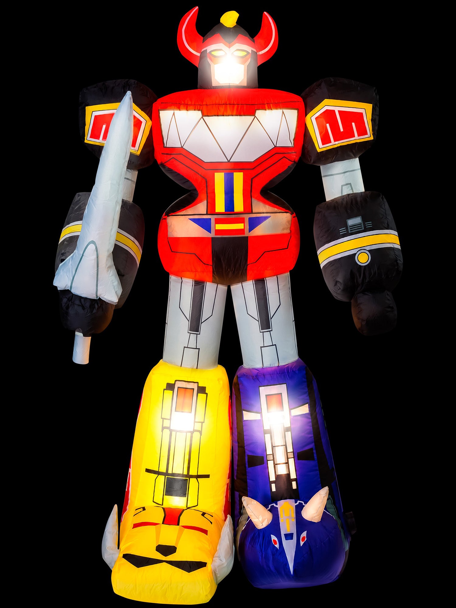 6 Foot Power Rangers Megazord Halloween Inflatable Lawn Decoration - costumes.com