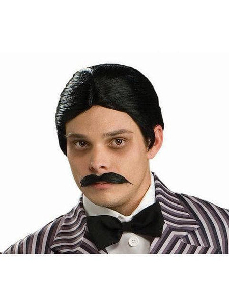 Men's The Addams Family Gomez Wig and Moustache Set