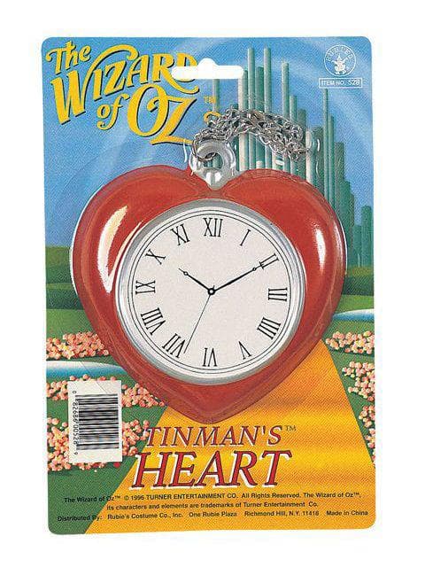 Adult Wizard of Oz Tin Man Heart Clock - costumes.com
