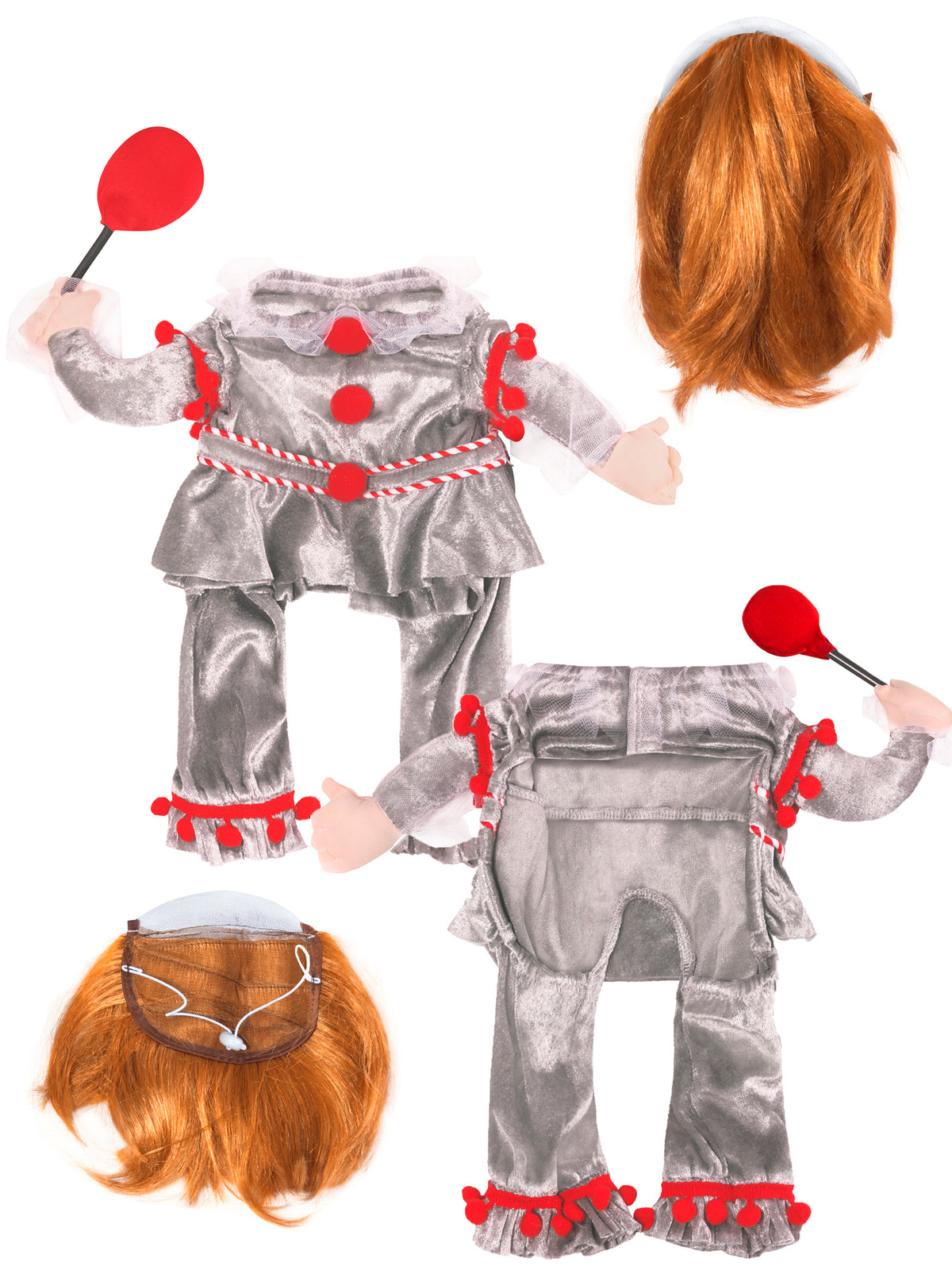 It Pennywise Walking Pet Costume - 2017 Movie - costumes.com