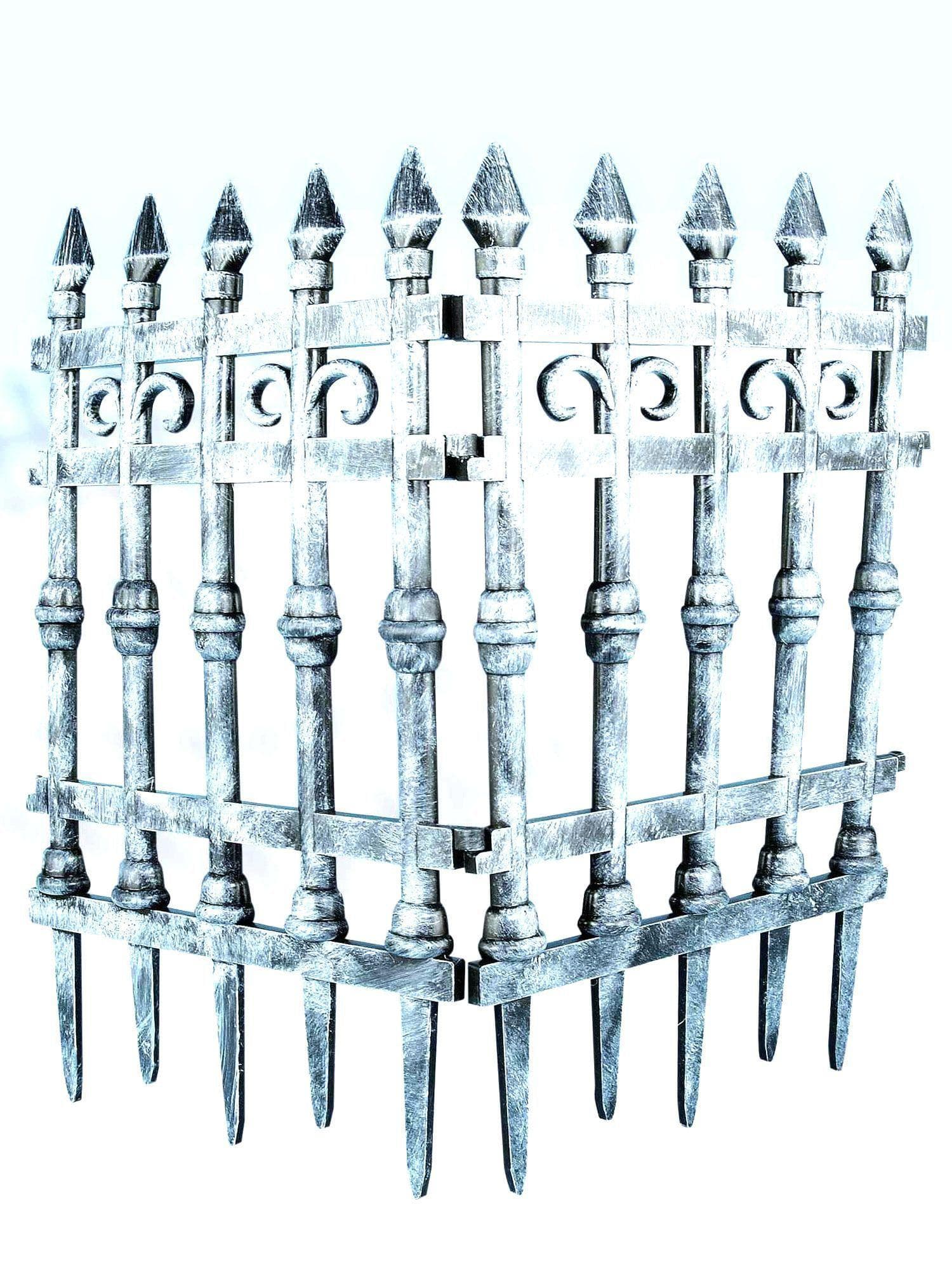 30-inch Distressed Cemetery 2 Piece Fence - costumes.com