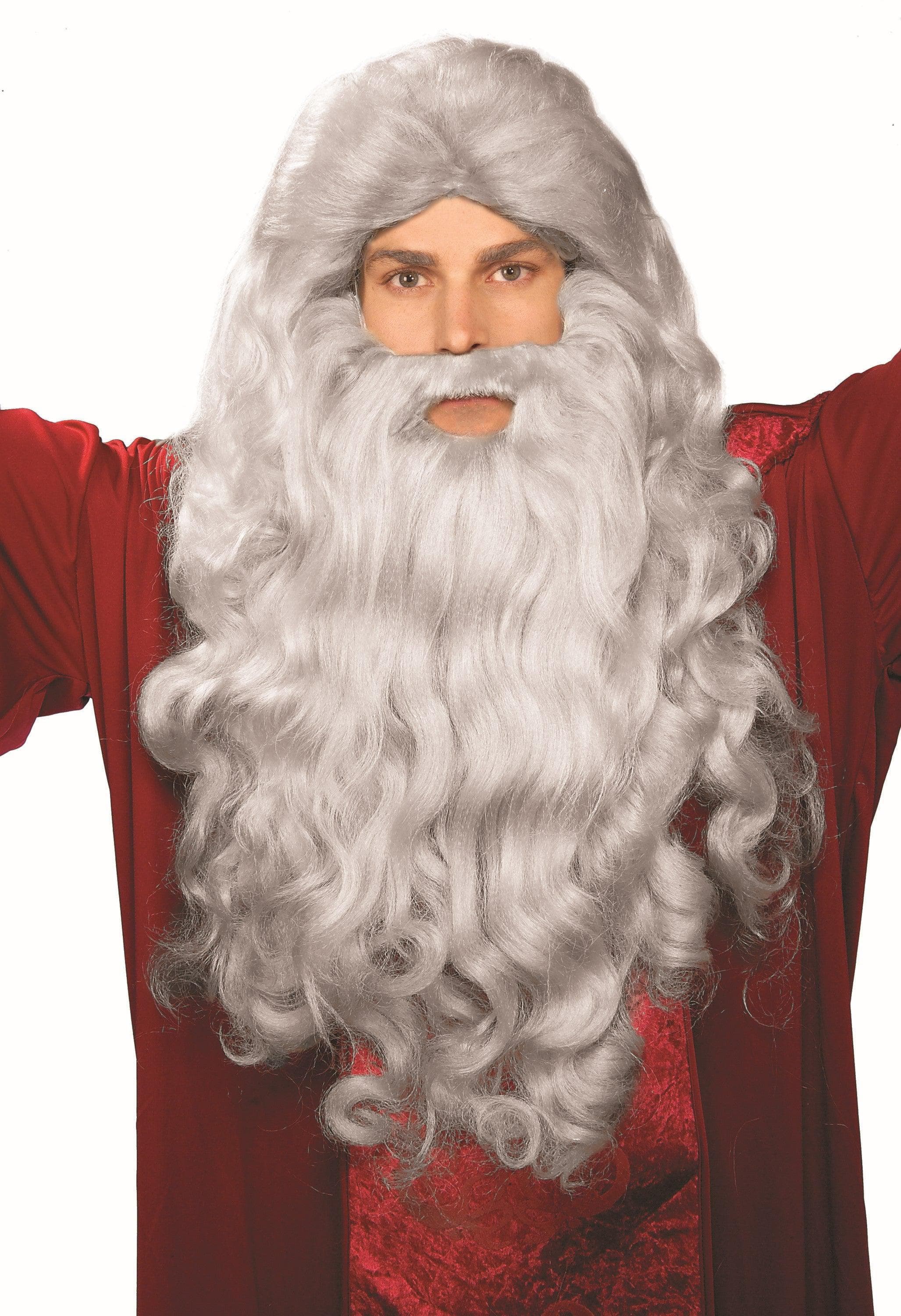 Men's Gray Moses Wig and Beard Set - costumes.com