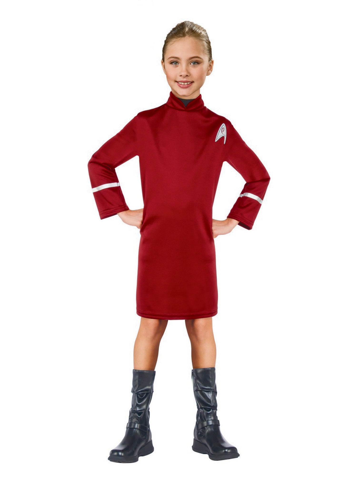 Girls' Star Trek II Uhura Long Sleeve Dress - costumes.com