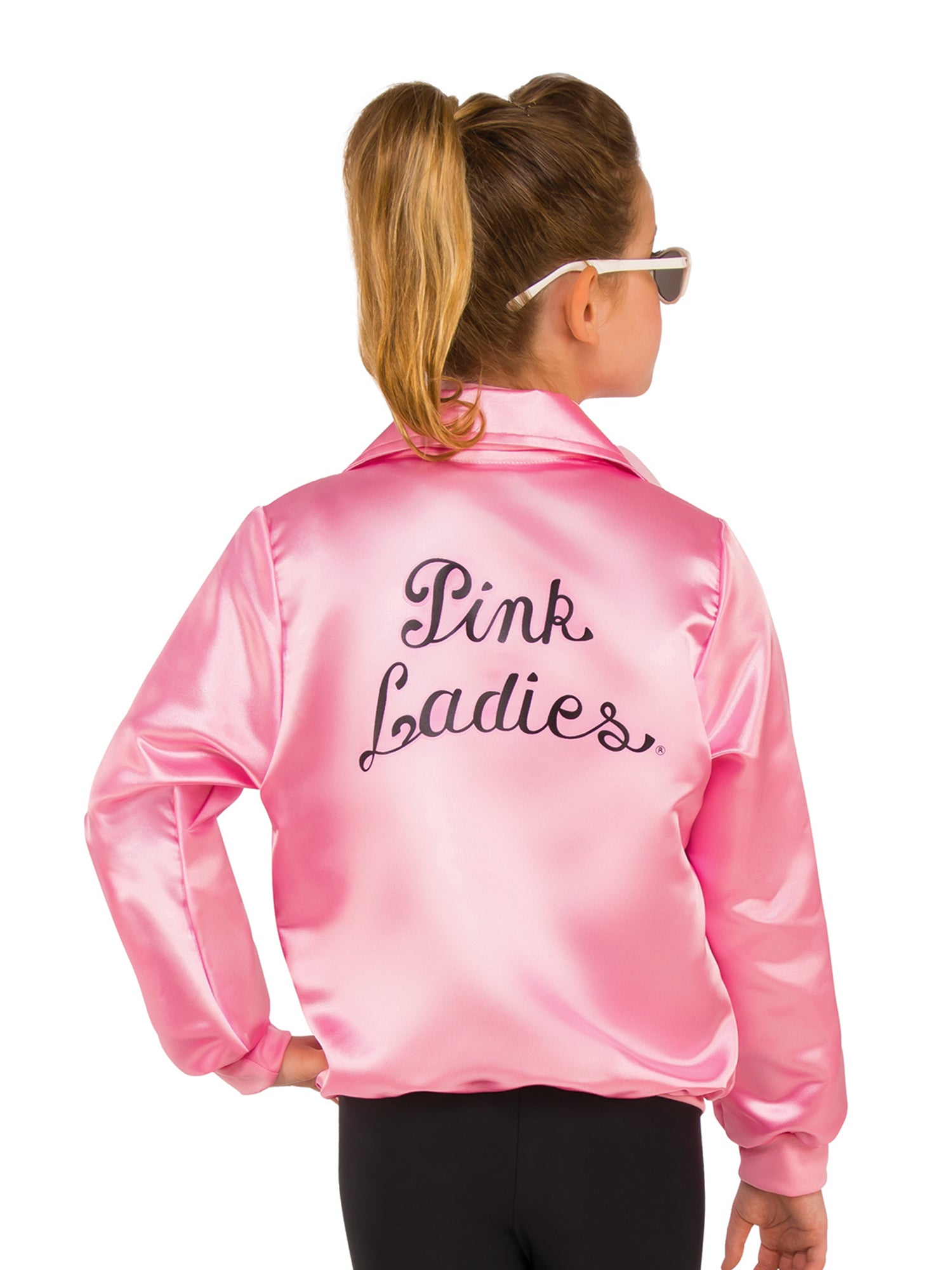 Girls' Grease Pink Ladies Jacket - costumes.com
