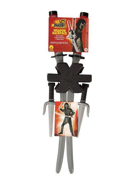Kids' Black Dragon Ninja Accessory Backpack - costumes.com