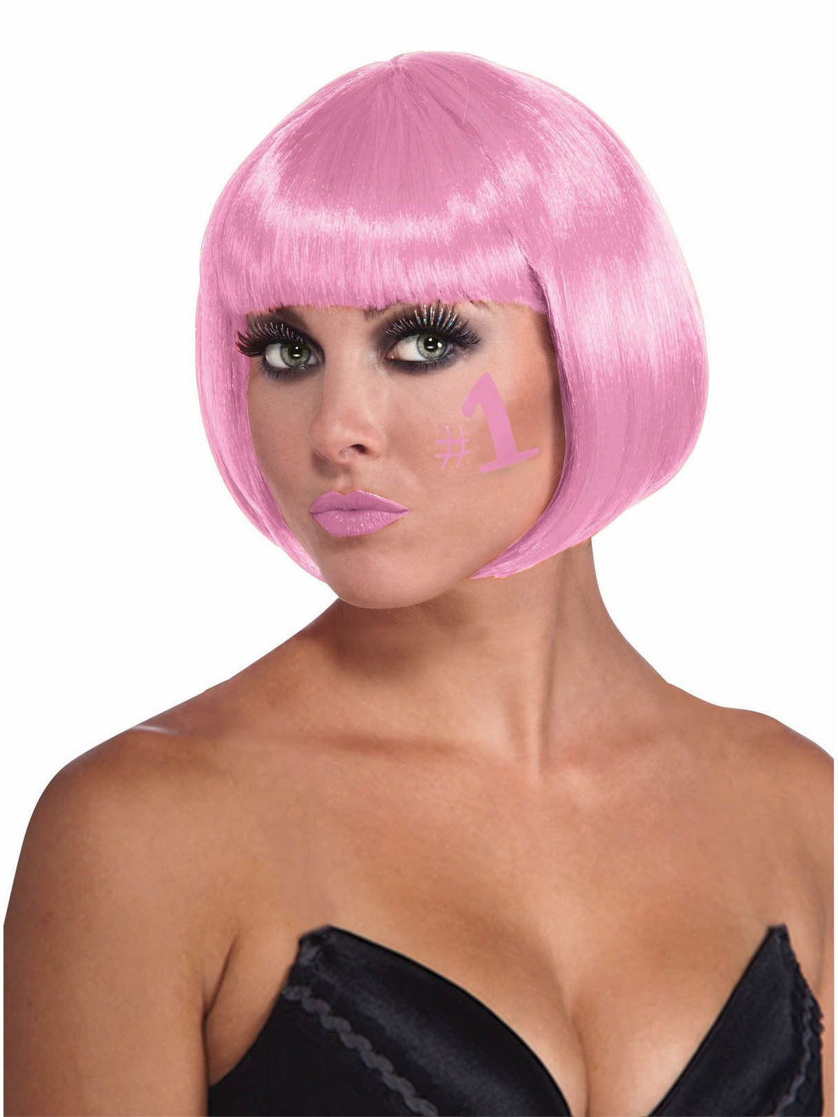 Women's Pink Bob Wig - costumes.com