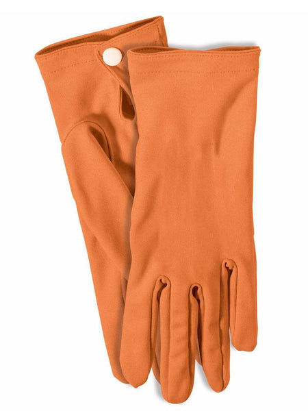 Adult Short Orange Gloves