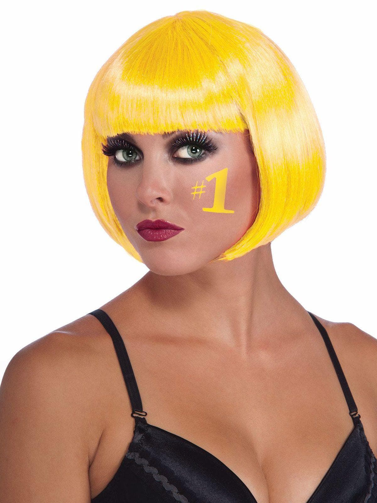Women's Yellow Bob Wig - costumes.com