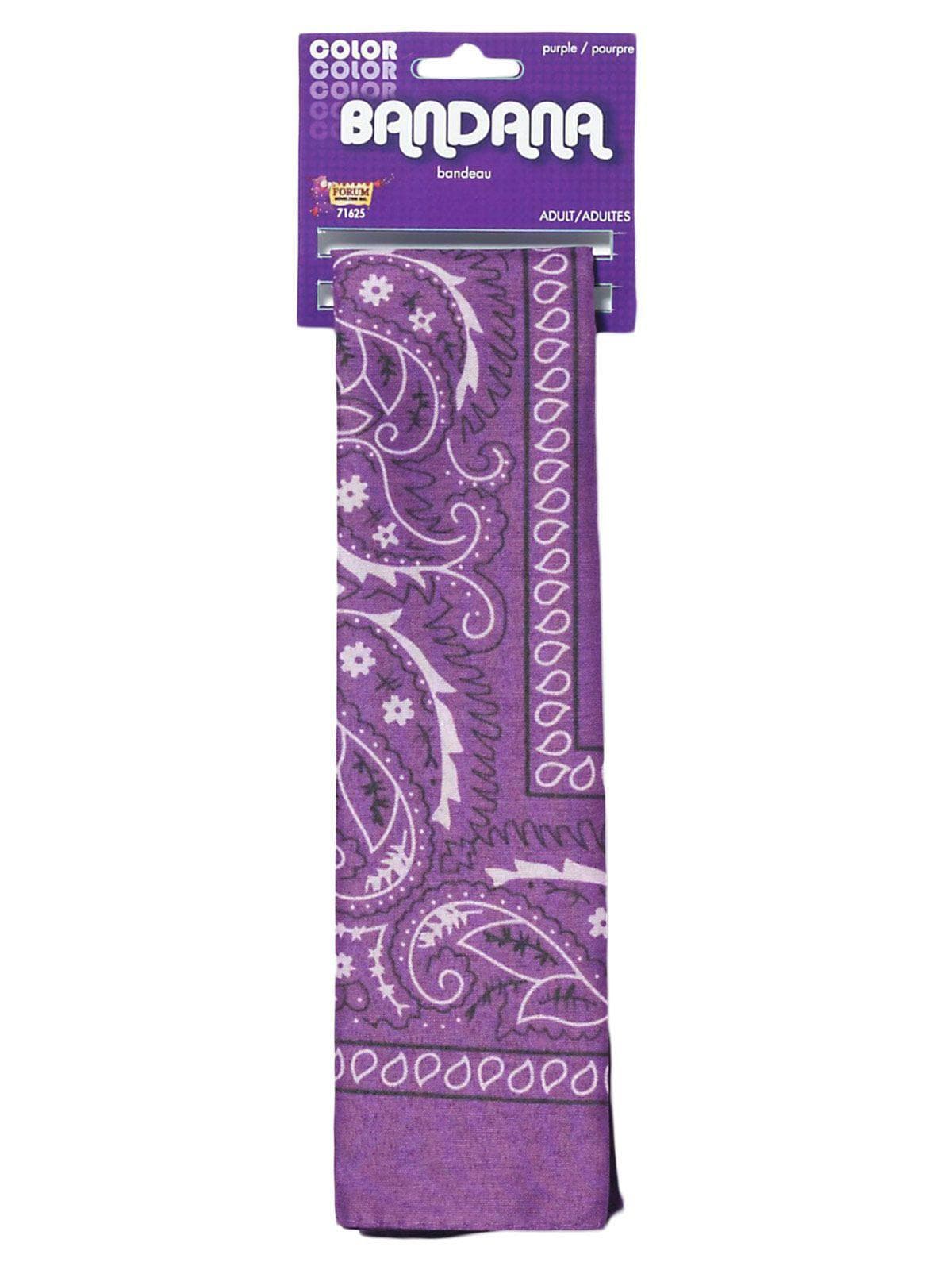 Adult Purple Bandana - costumes.com