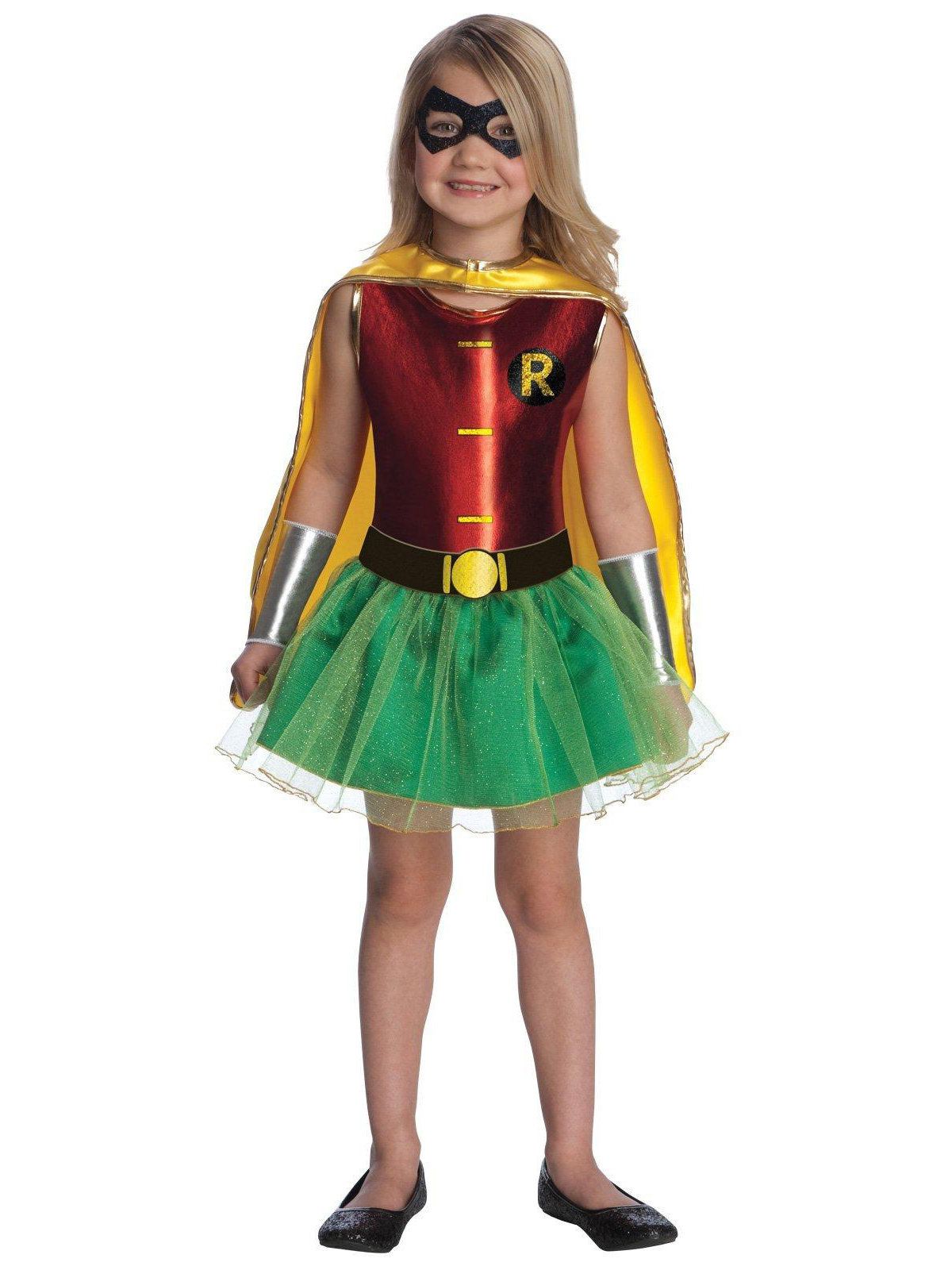 Girls' Teen Titans Robin Tutu Dress Costume - costumes.com