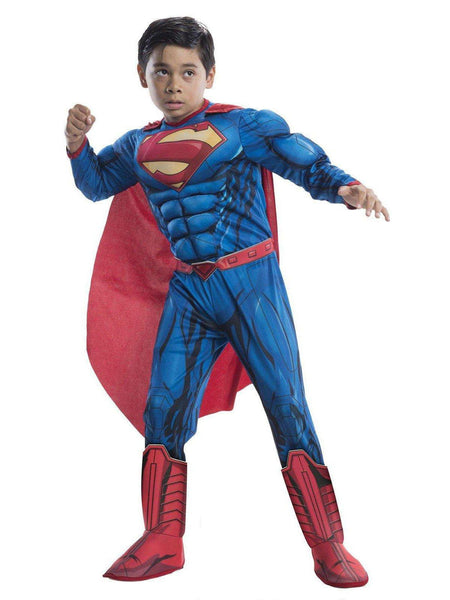 Kids Justice League Superman Deluxe Costume