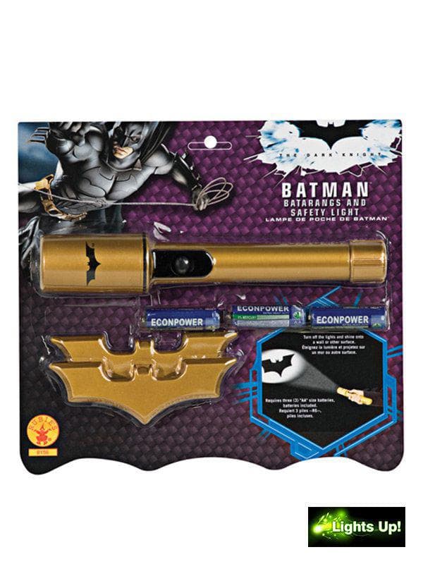 Boys' The Dark Knight Batman Batarangs and Safety Light - costumes.com